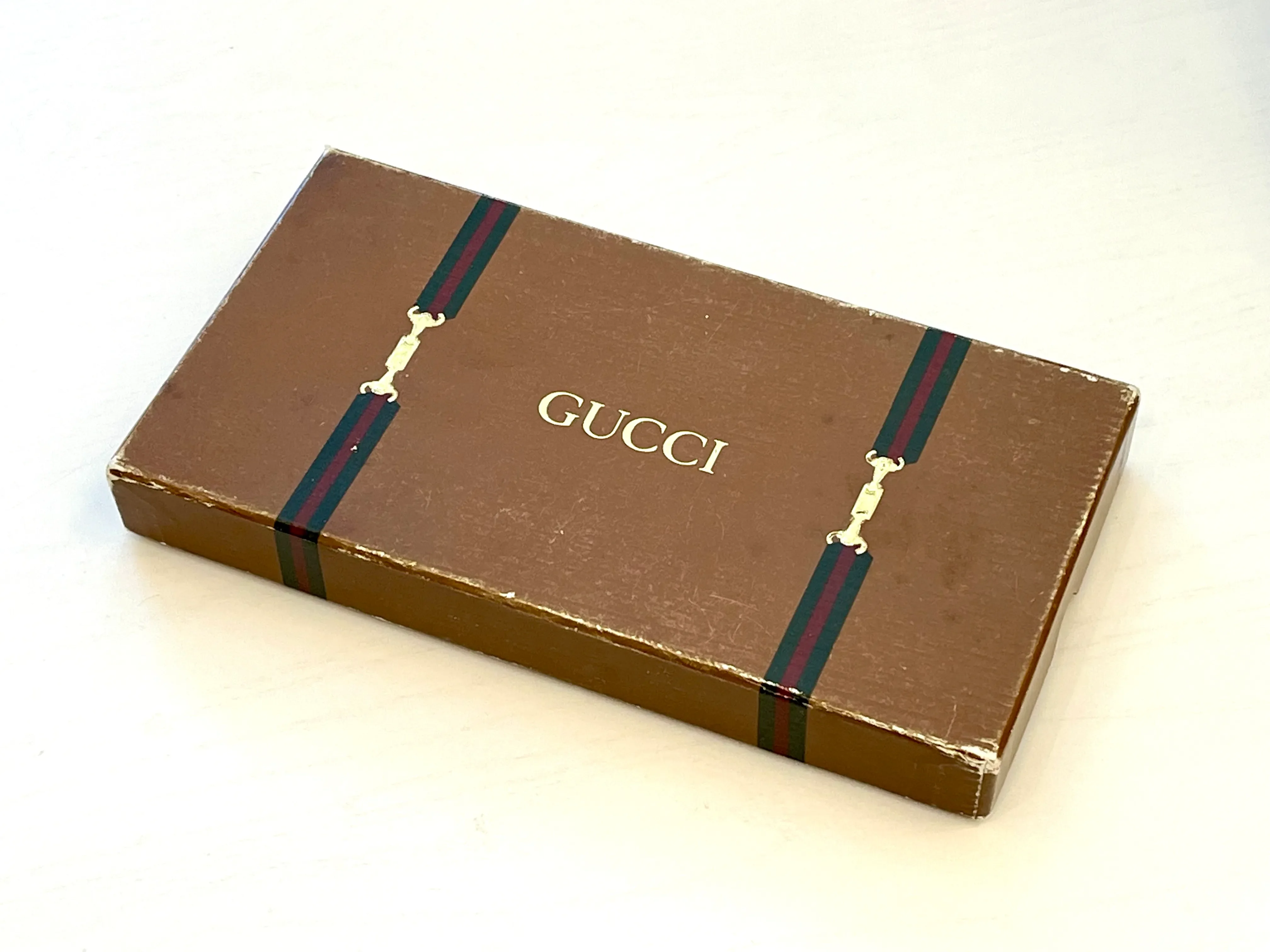 Late 20th Century Vintage Gucci Desk Accessory Set- 2 Pieces