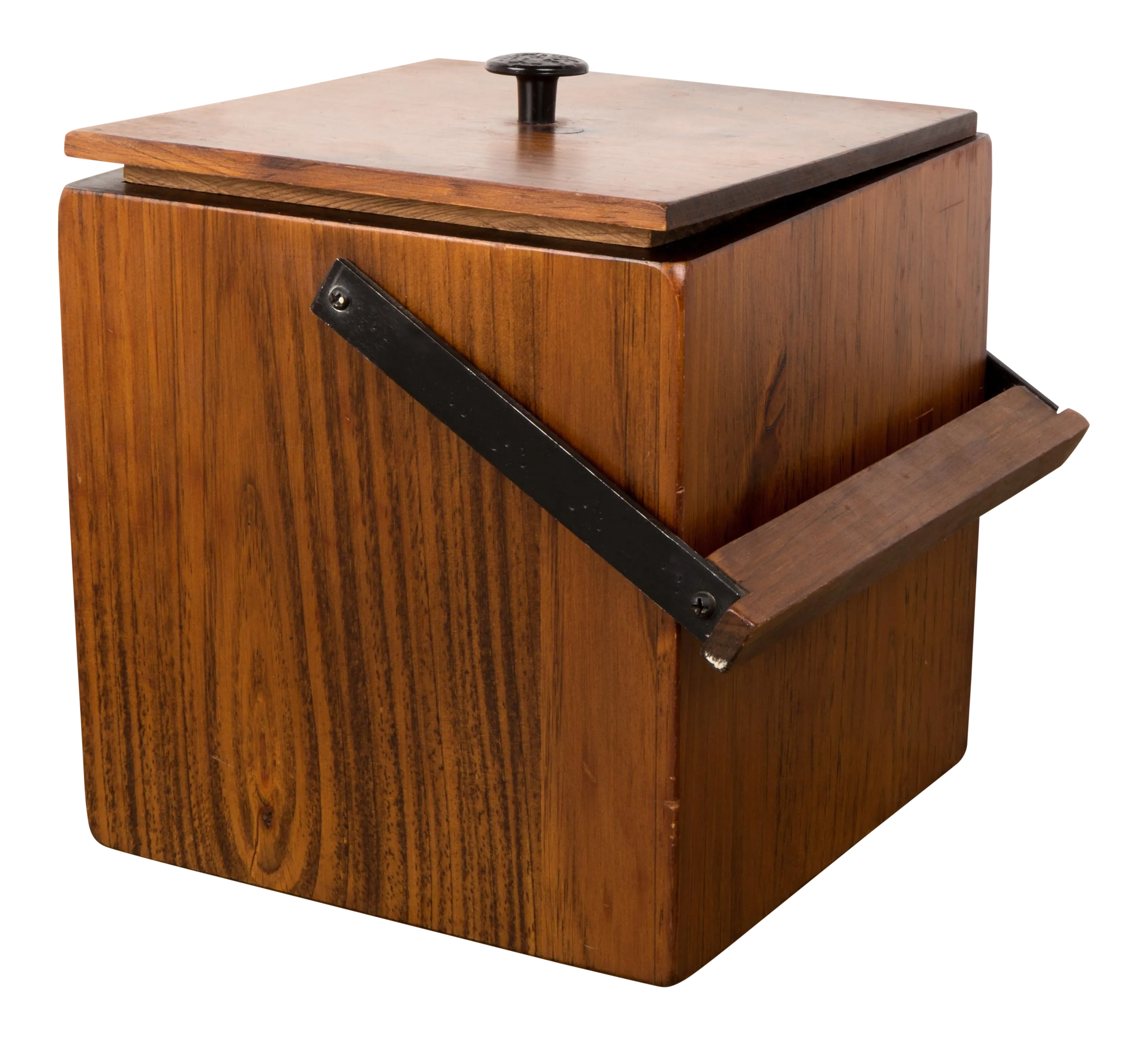 vintage wooden ice bucket