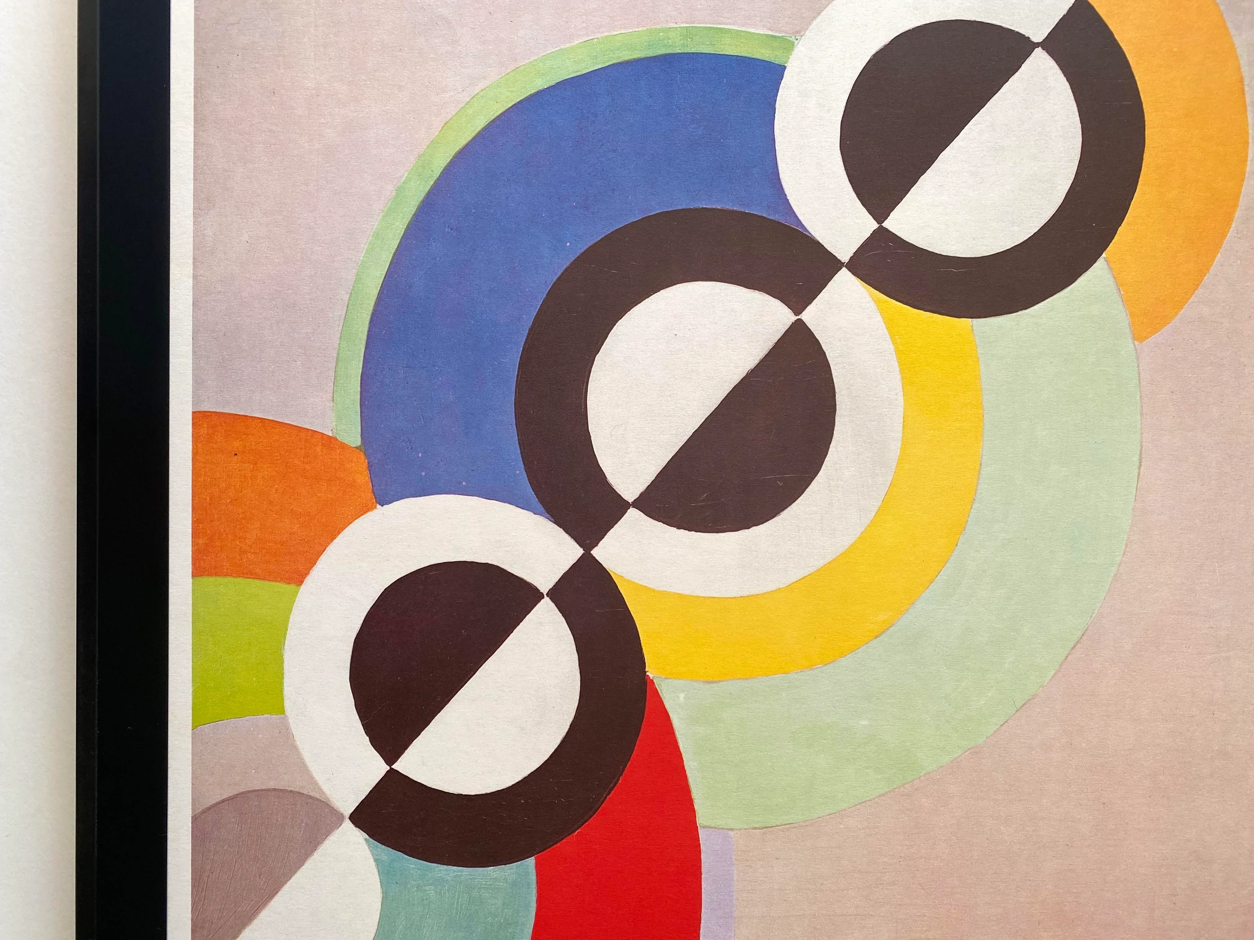 Sonia Delaunay Vintage 1964 Mid Century Modernist Lithograph