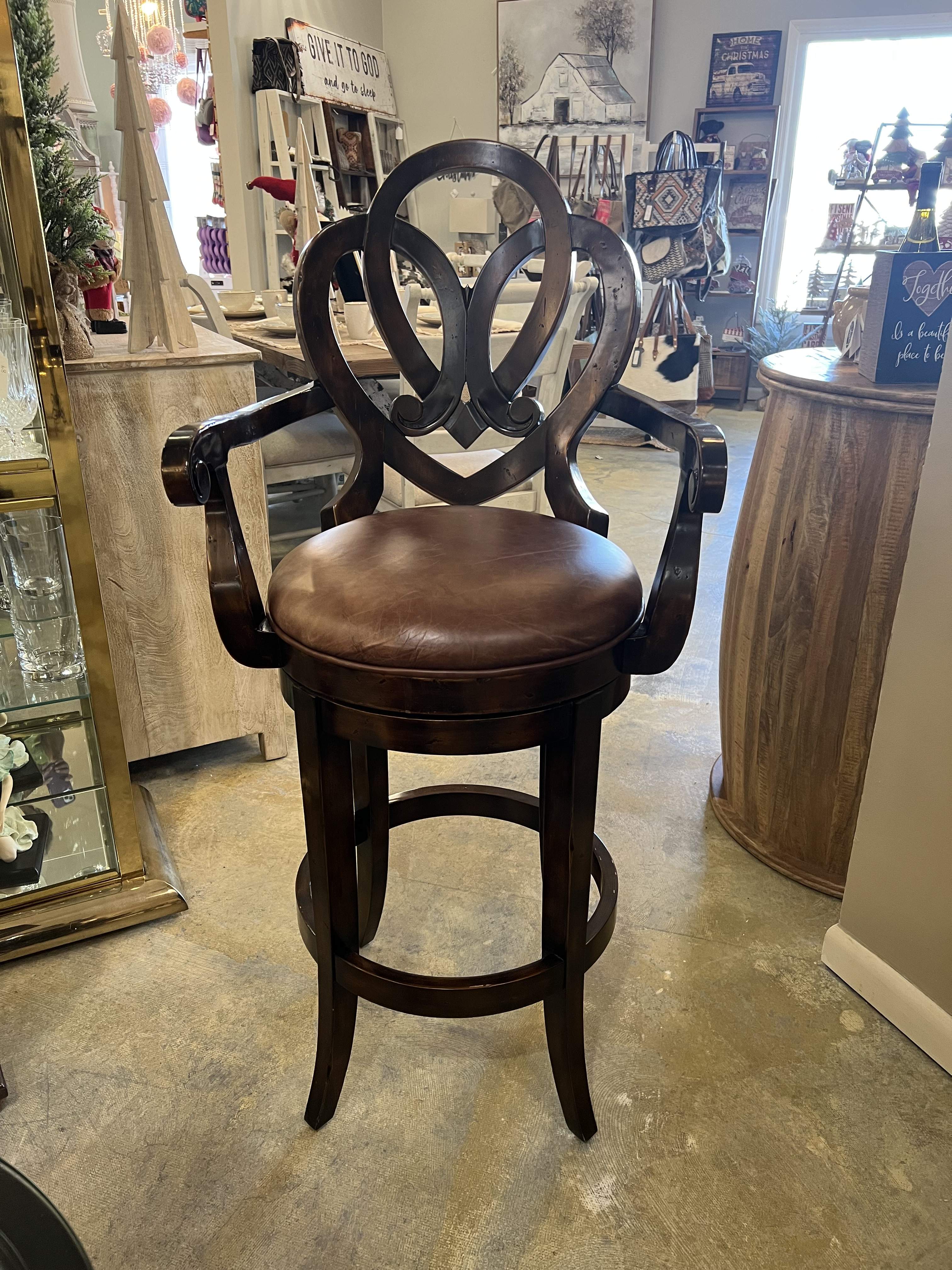 Late 20th Century Vintage Artistica Bar Stool by Artistica Home