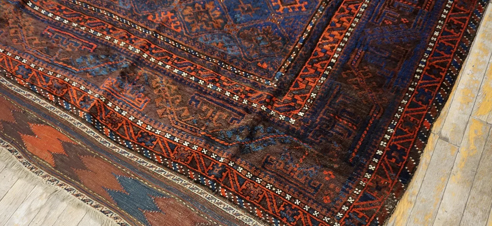 19th Century Afghan Baluch Teimani Main Carpet ( 6' X 9