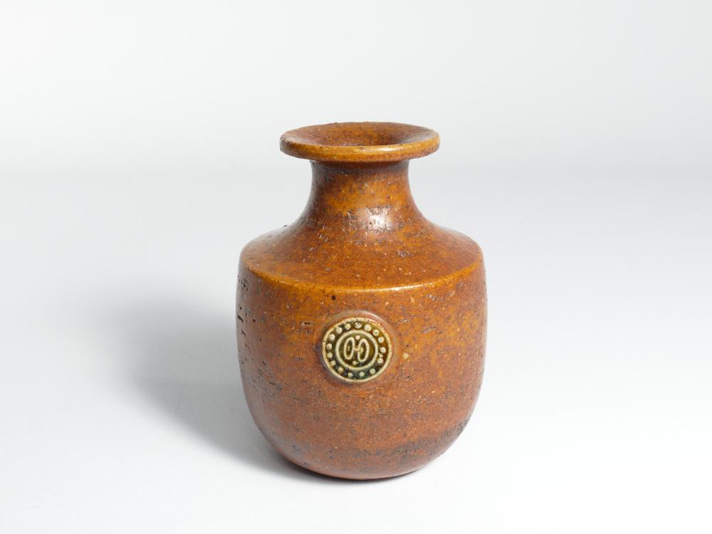 Desert Brown Sahara Vase by Sven Wejsfelt for Gustavsberg, Sweden, 1970s