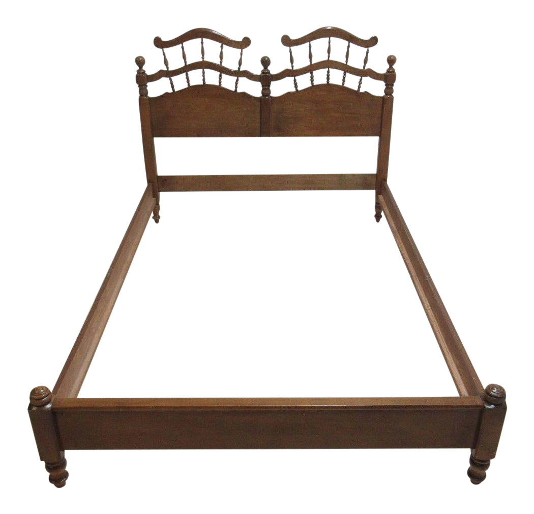 Vintage Maple Winsor Back Headboard Bed Fullsize Chairish