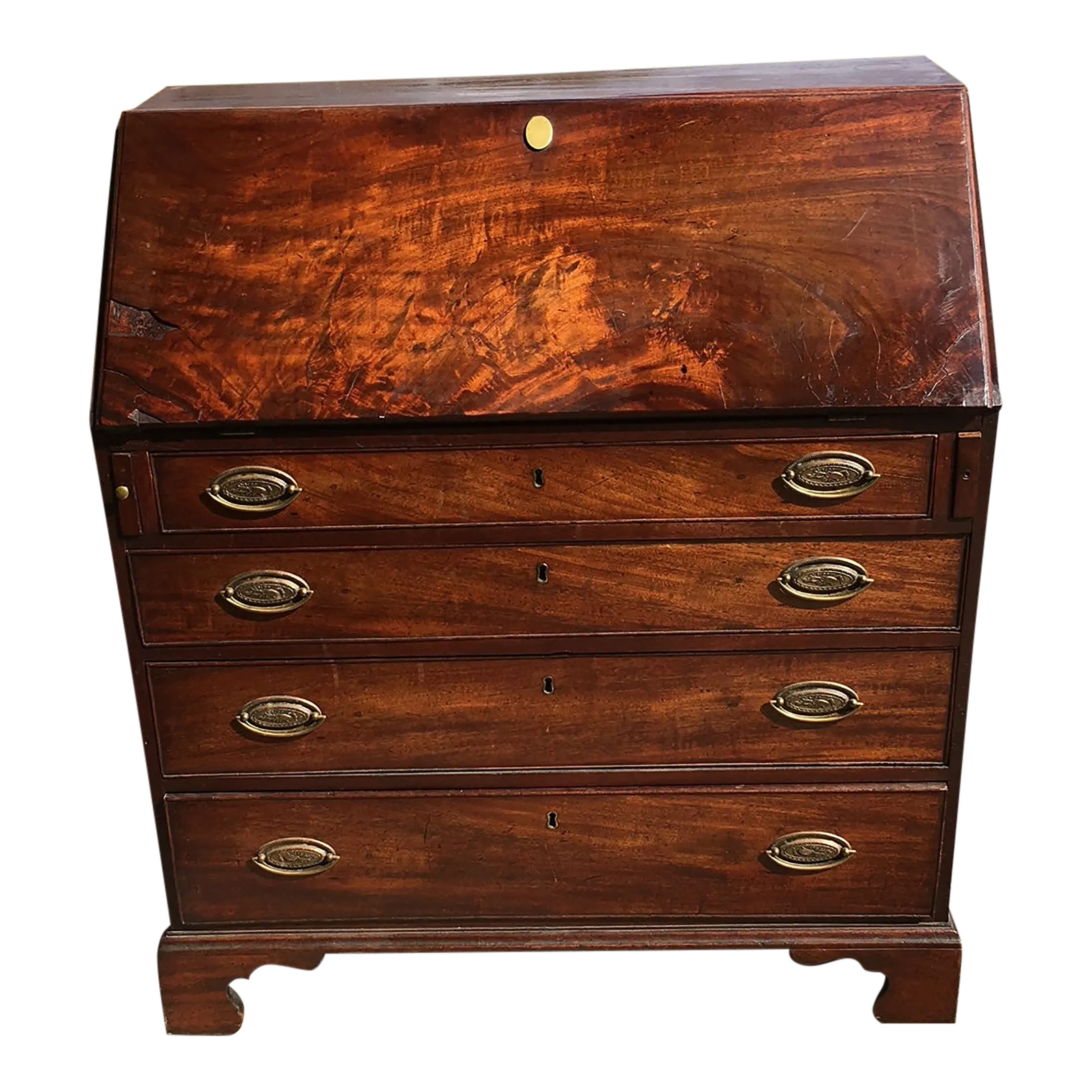 Slant Top Secretary English Antique