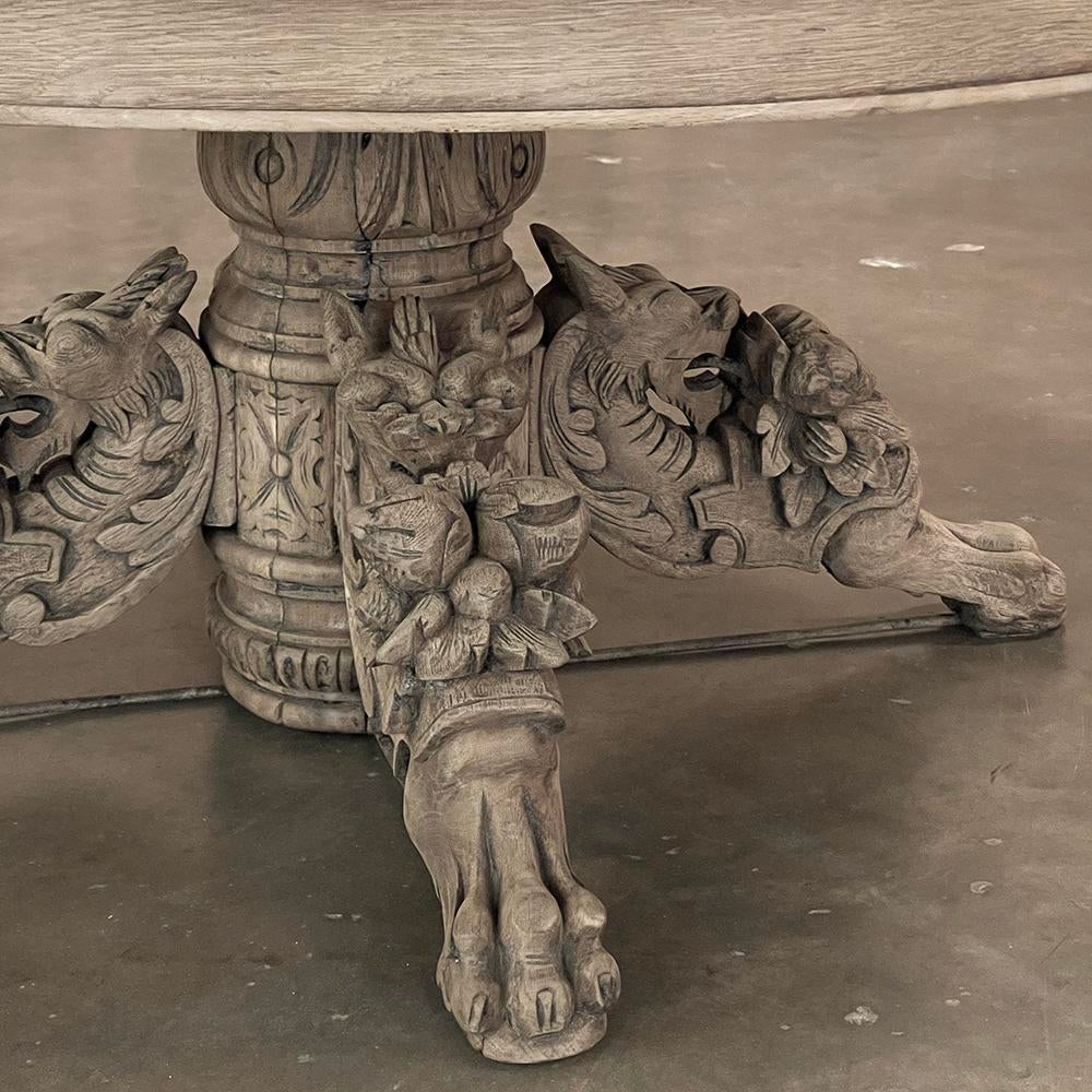 1850s french oak 2024 relief coffee table