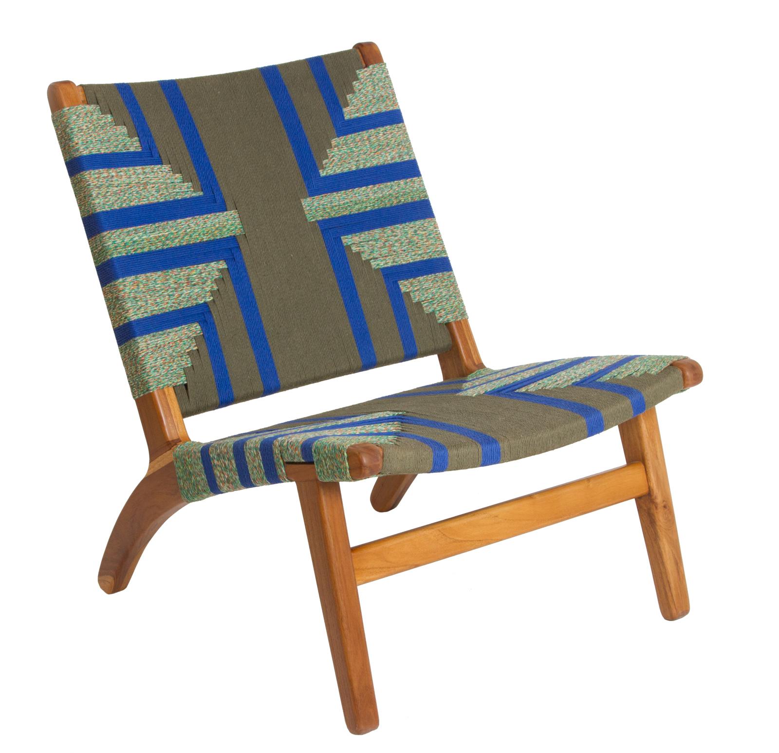 Woven Lounge Chair | Chairish