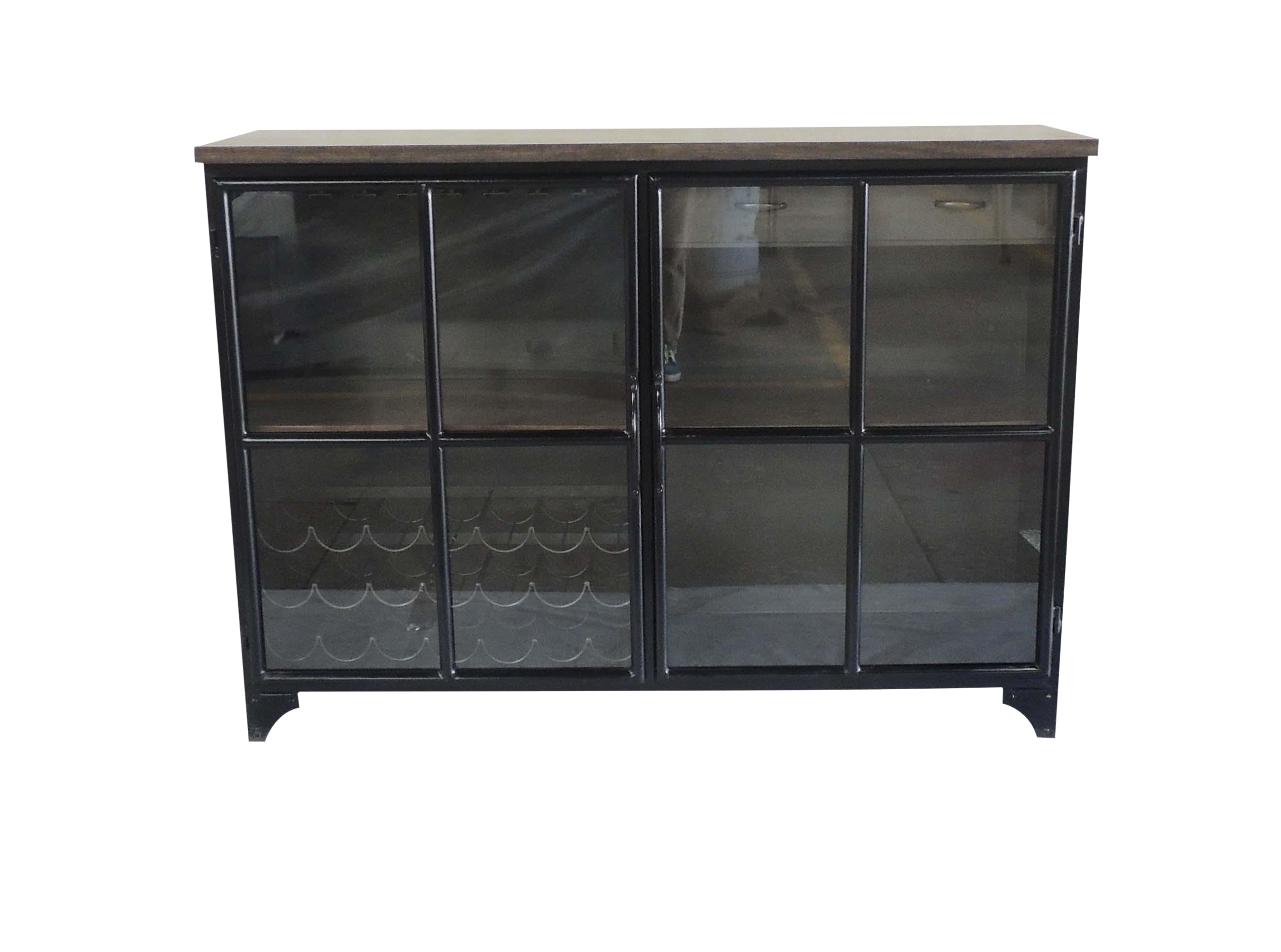 Contemporary Odila Glass Door Chairish