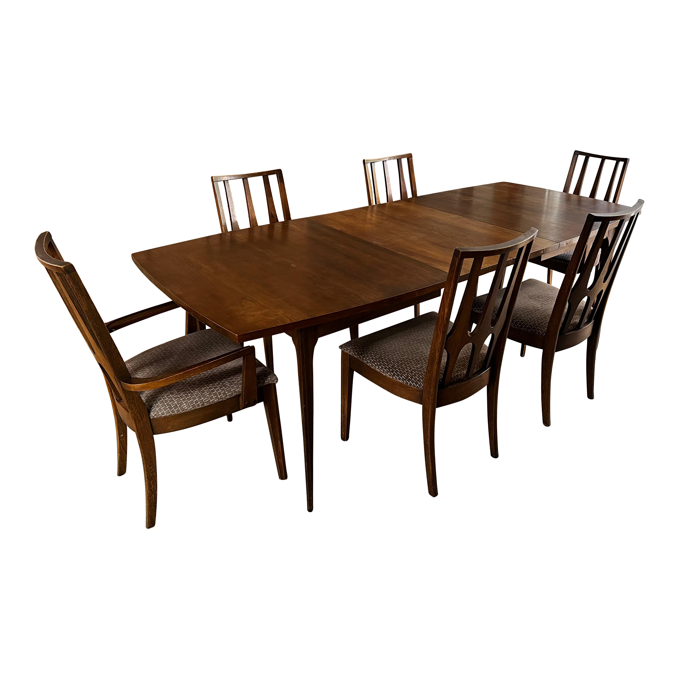 1960s Mid Century Modern Broyhill Brasilia Dining Set of 7 Chairish
