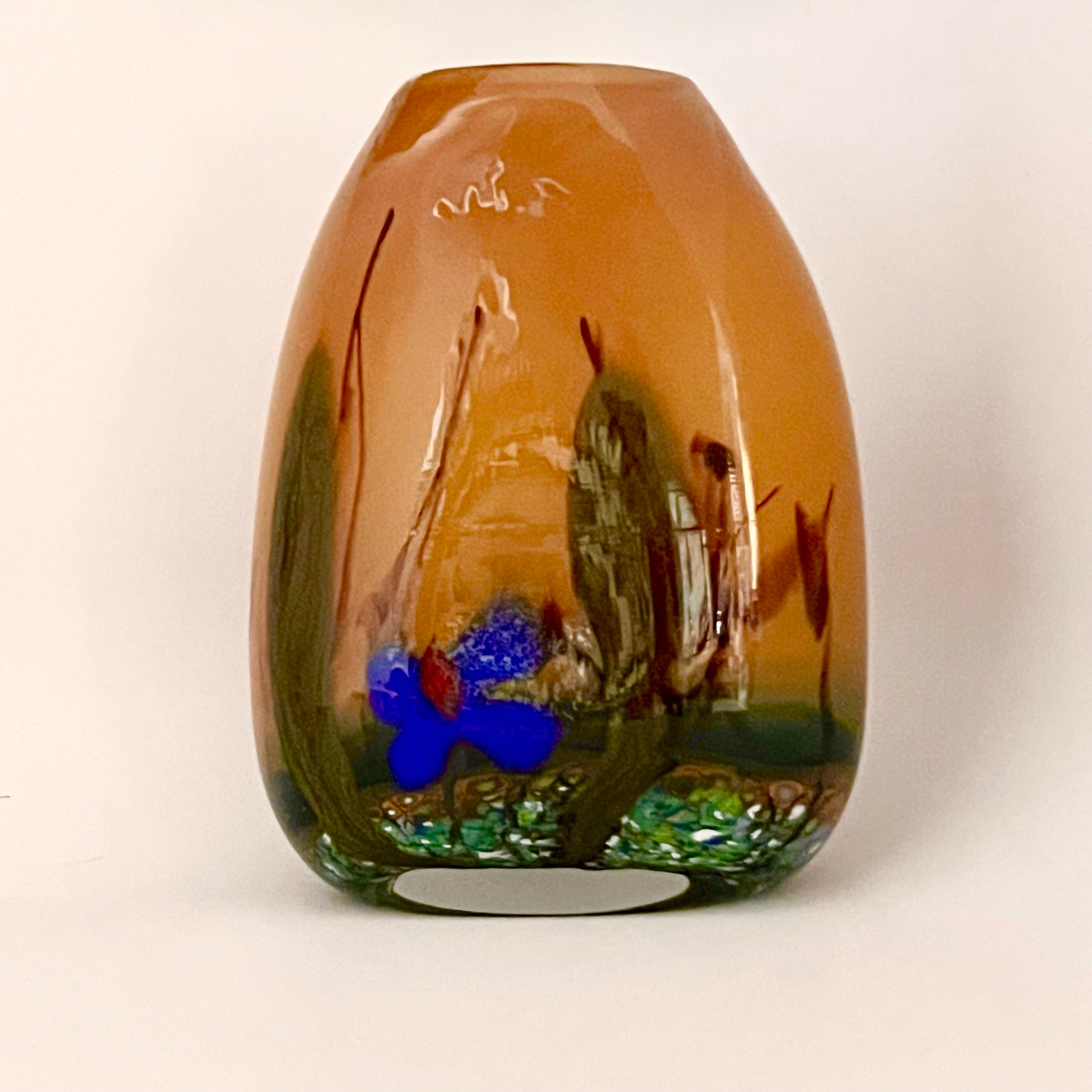 Mihai Topescu アートガラス花瓶