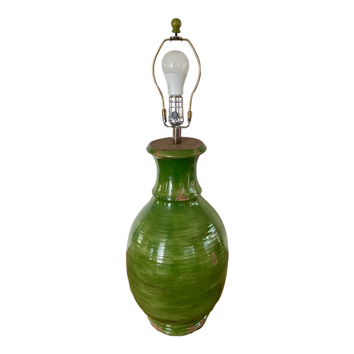 Green Rustic Lamp