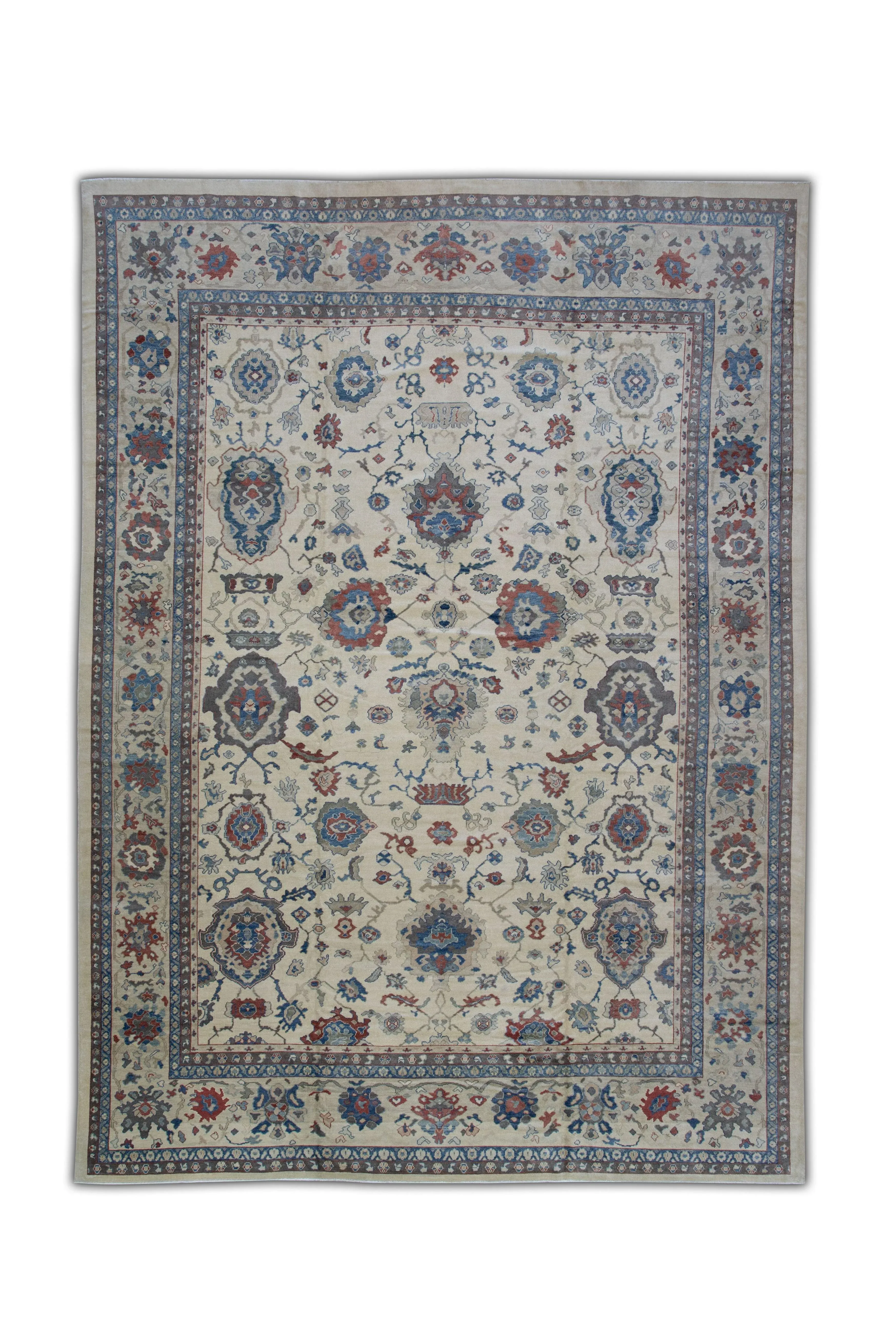 Fine Woven Turkish Oushak Rug 11'8
