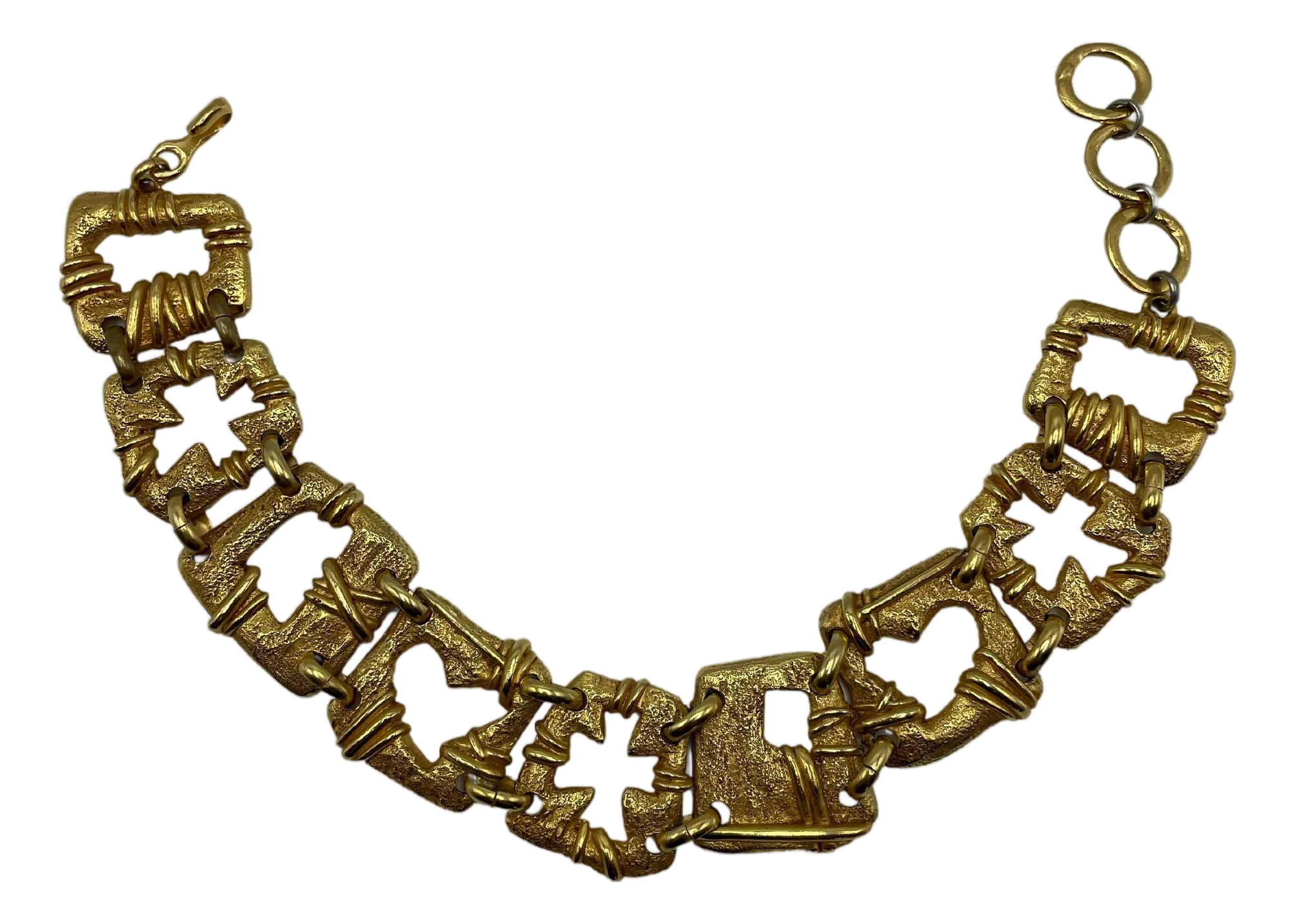Christian Lacroix Vintage Gold Toned Choker Necklace | Chairish
