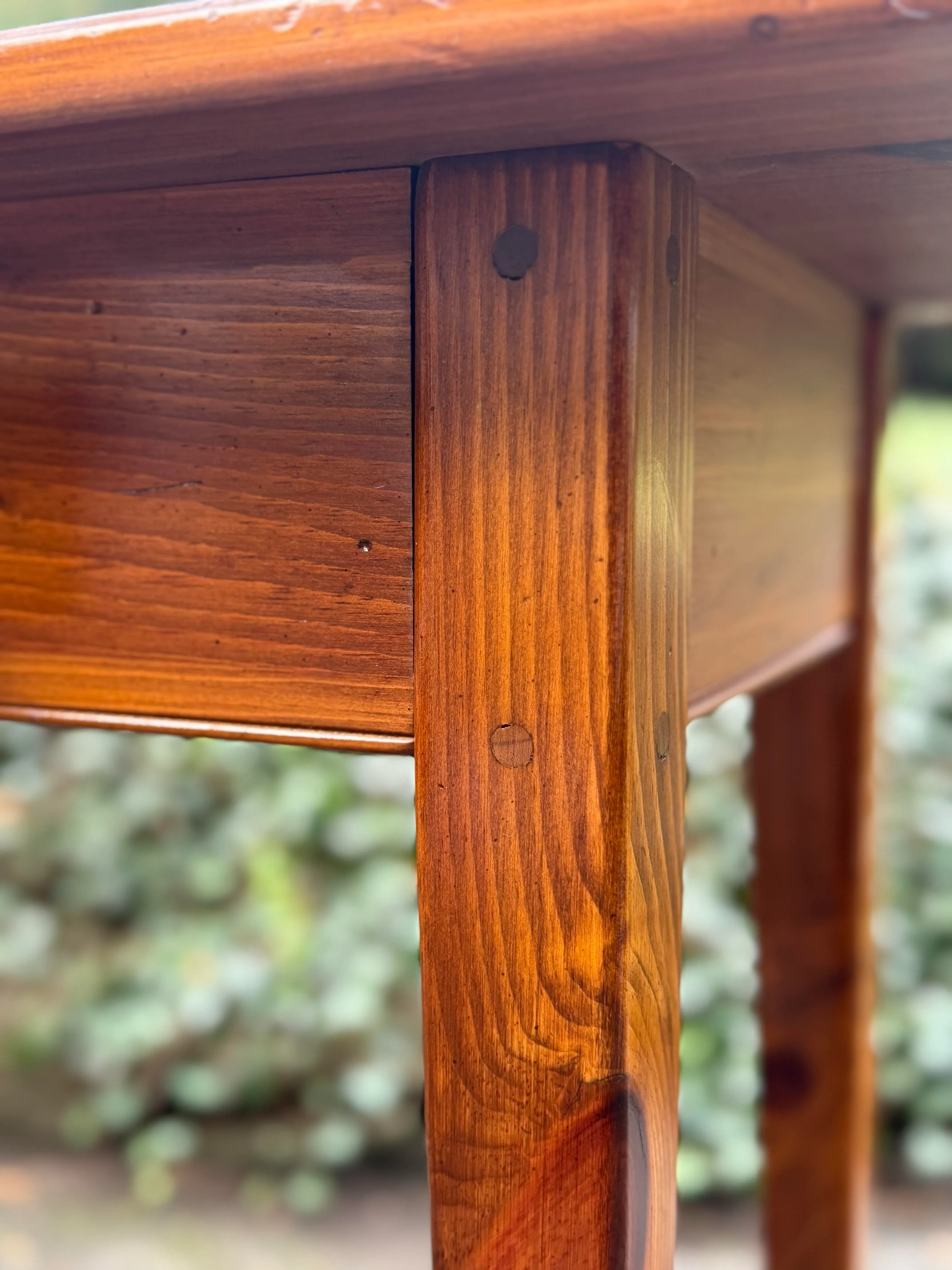 Ethan Allen Country Craftsman Pine Console Table