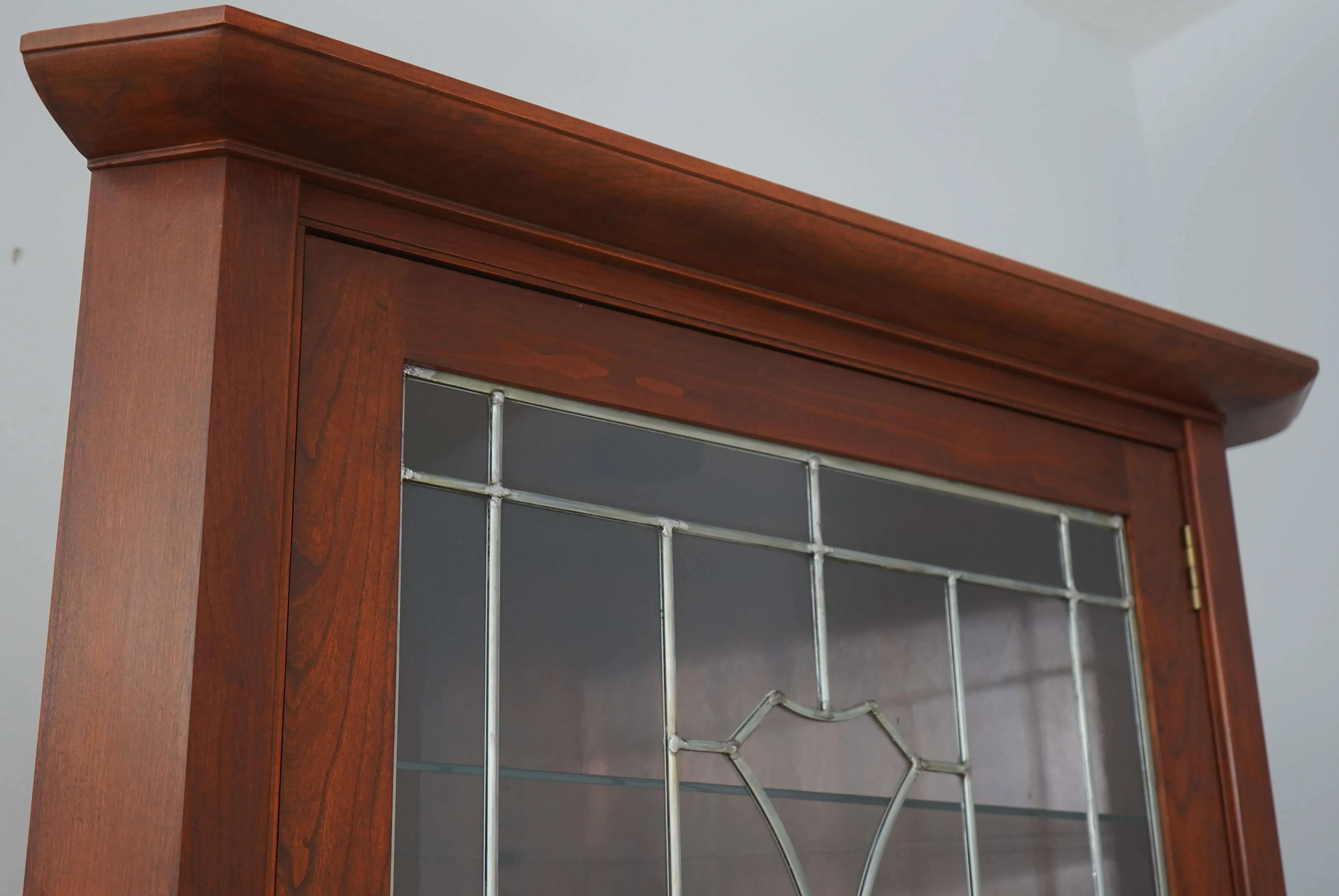 Stickley Arts & Crafts Mission Cherry Corner Cabinet