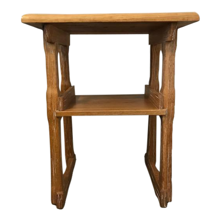 Mid 20th Century Brandt Ranch Oak Side Table Chairish
