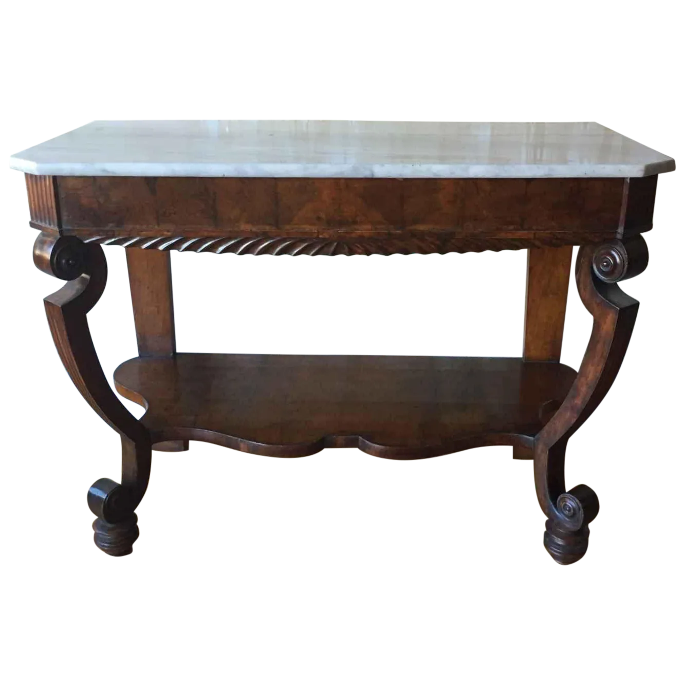 Antique Italian Entry Hall Table | Chairish