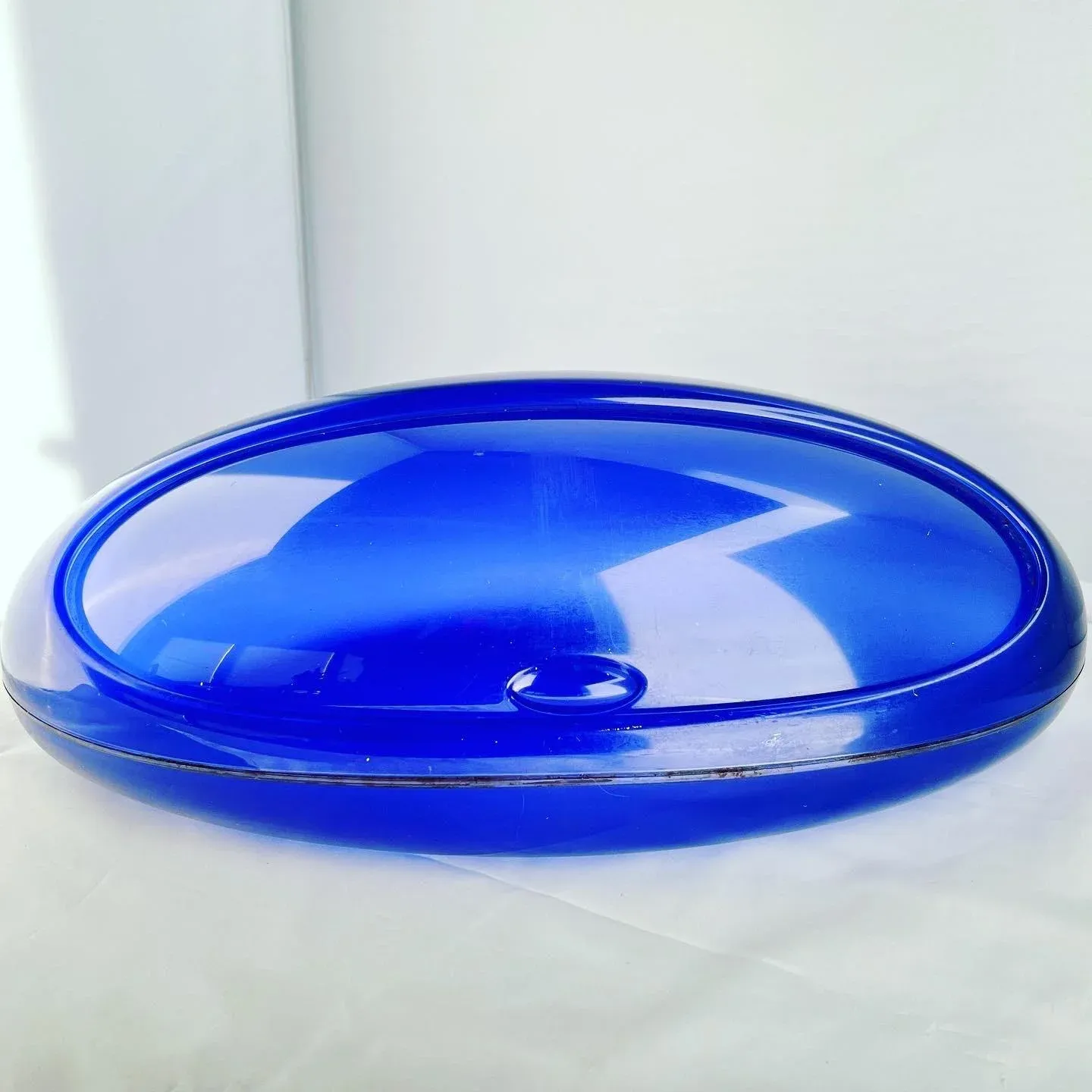 2000s Cobalt “Gnam” Blobism Bread Bin by Alessi | Chairish