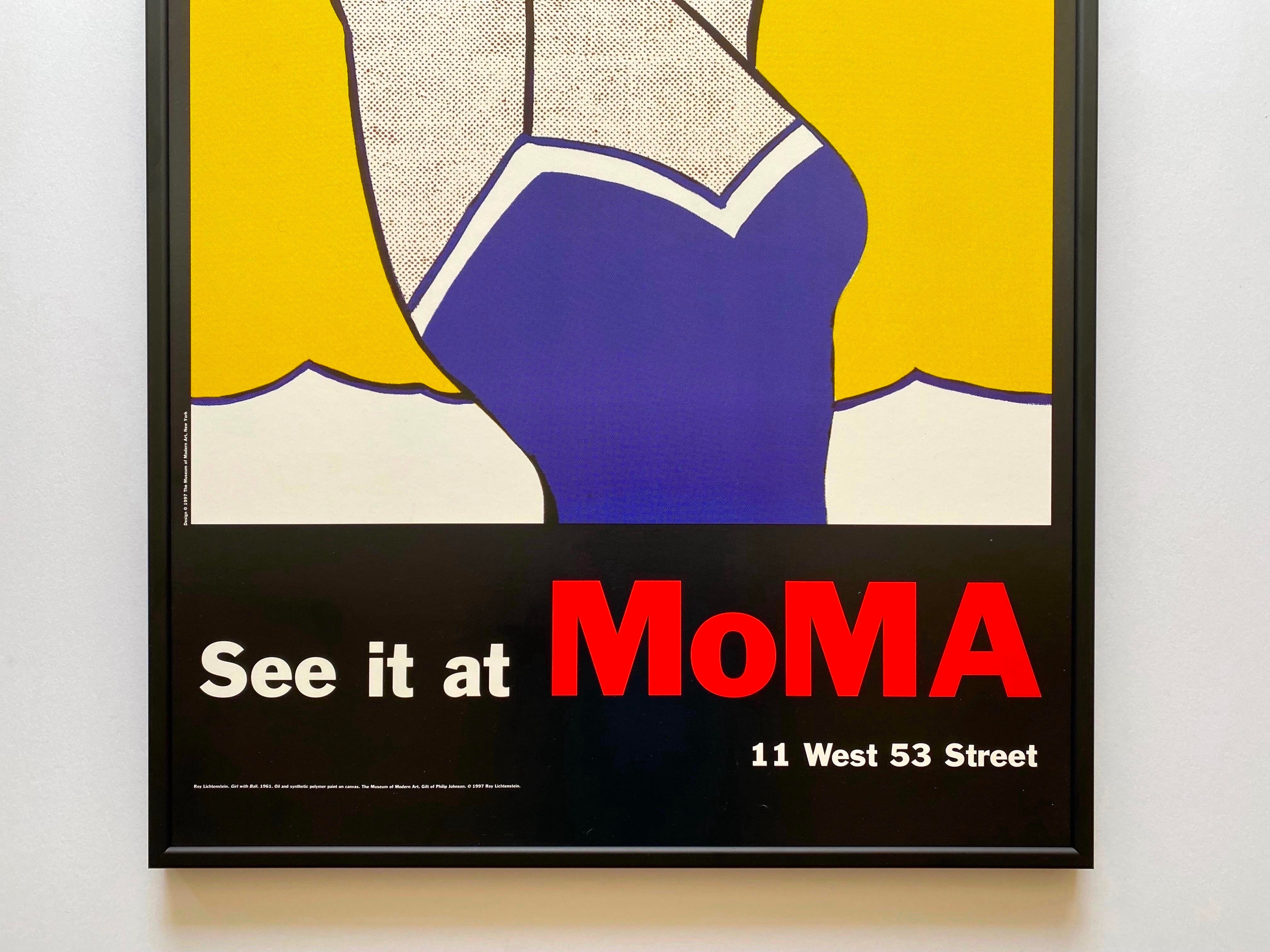 Roy Lichtenstein Vintage 1997 Lithograph Print Framed Extra