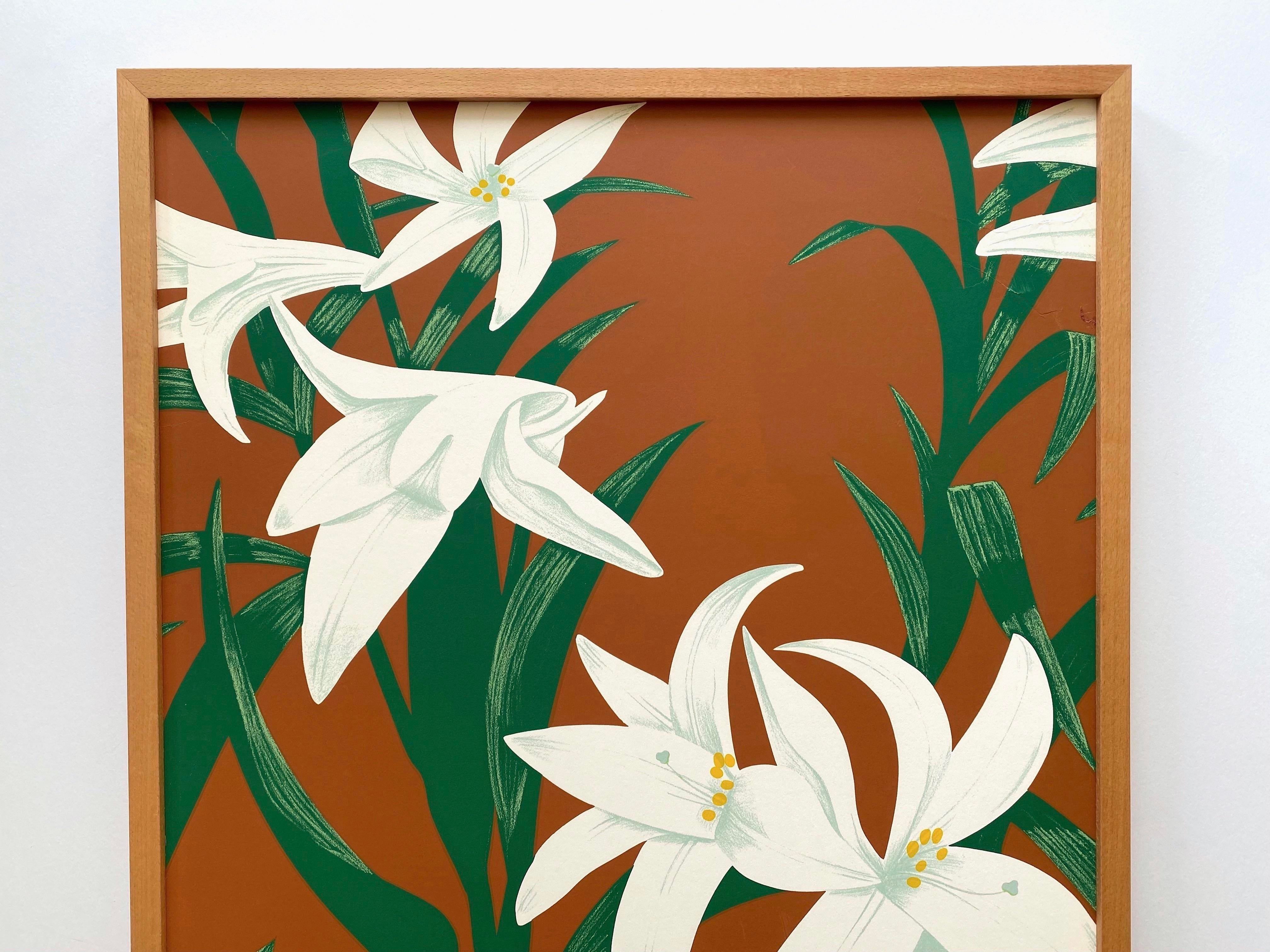 Alex Katz Vintage 1968 Pop Art Silkscreen Print 