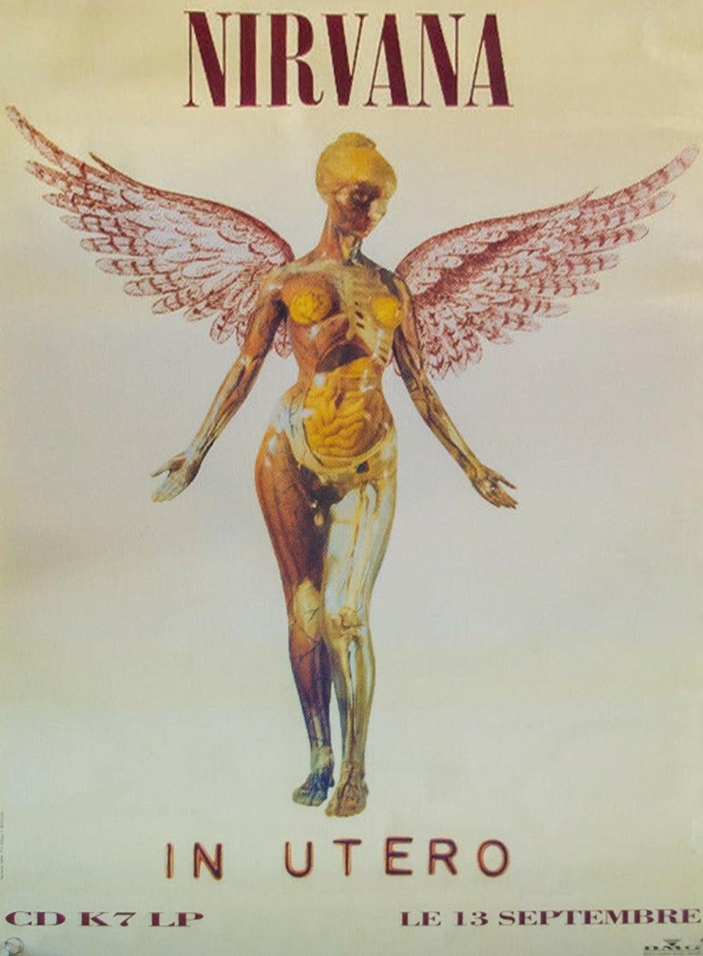 1993 Nirvana- In Utero Poster