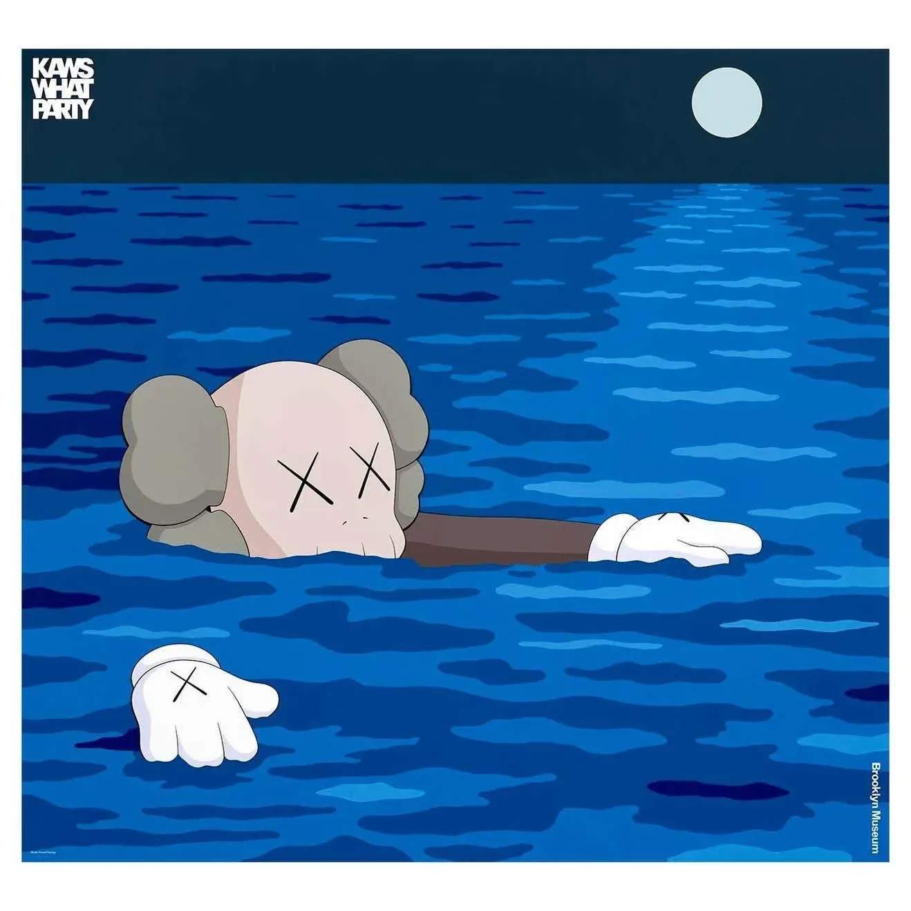 MOMA - ポスター kaws tide kaws-tide-poster-brooklyn-