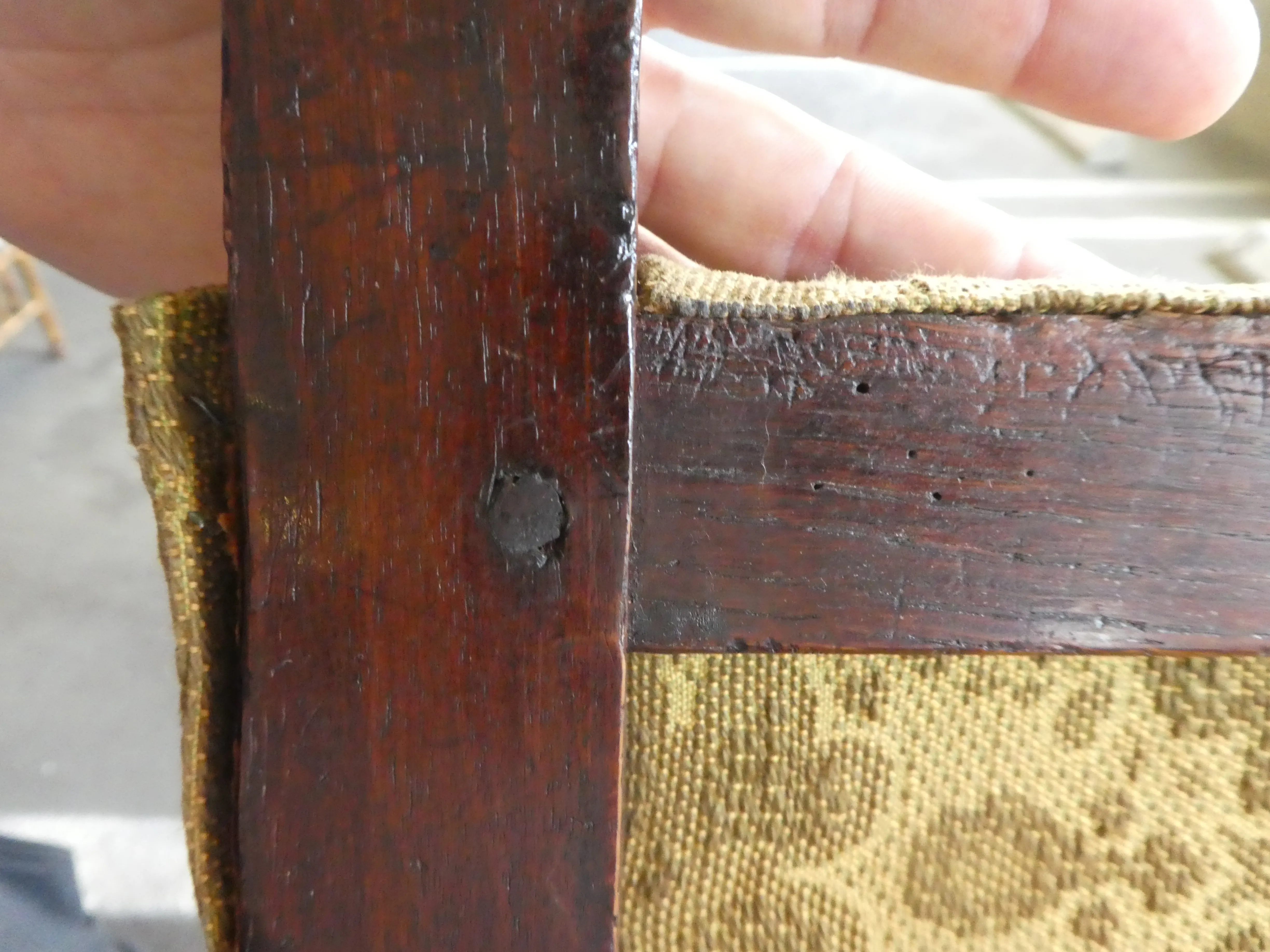17th Century Spanish Accent Arm Chairs - a Pair