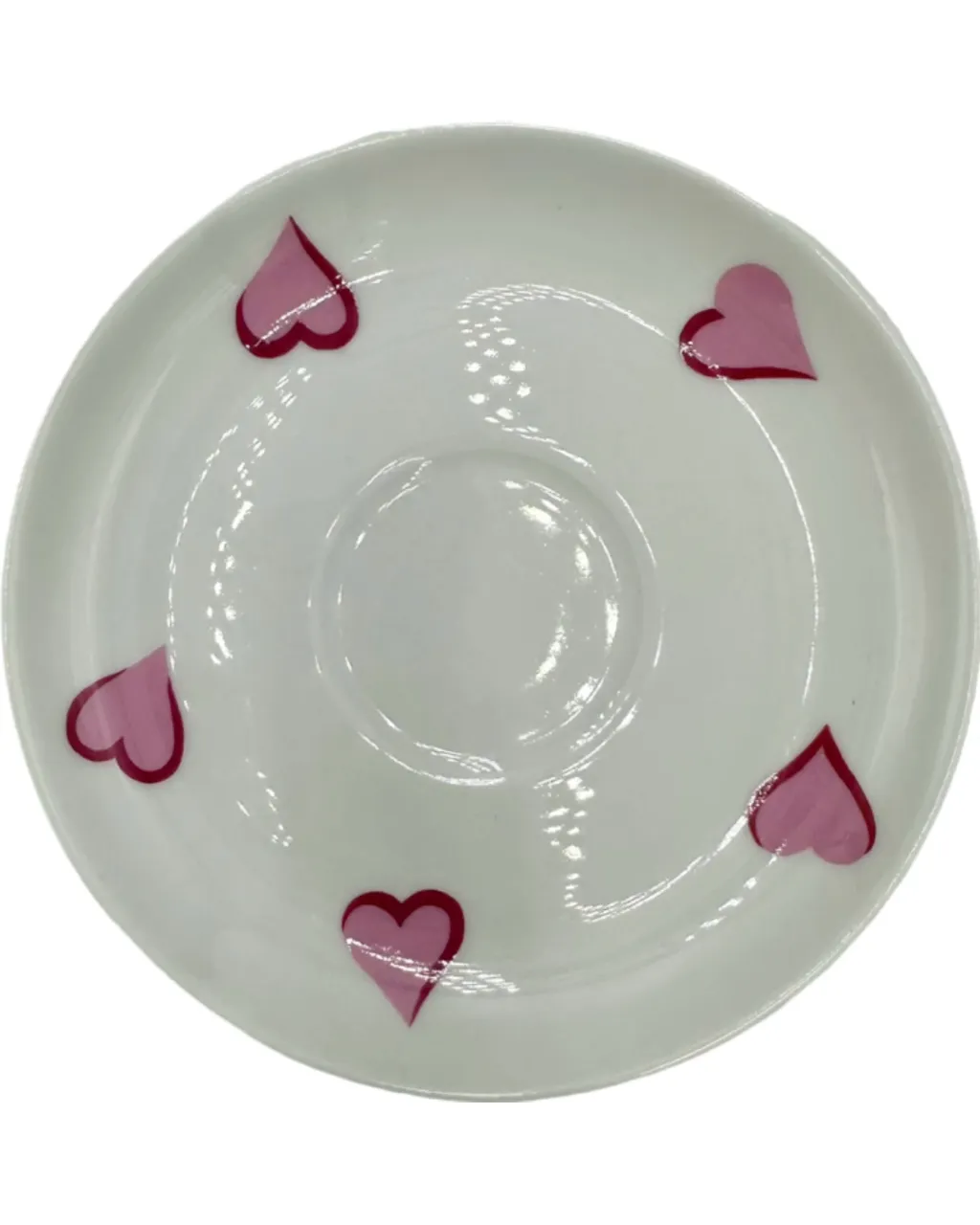 Vintage D. Porthault Limoges Porcelain Les Coeurs Pink Hearts Tea
