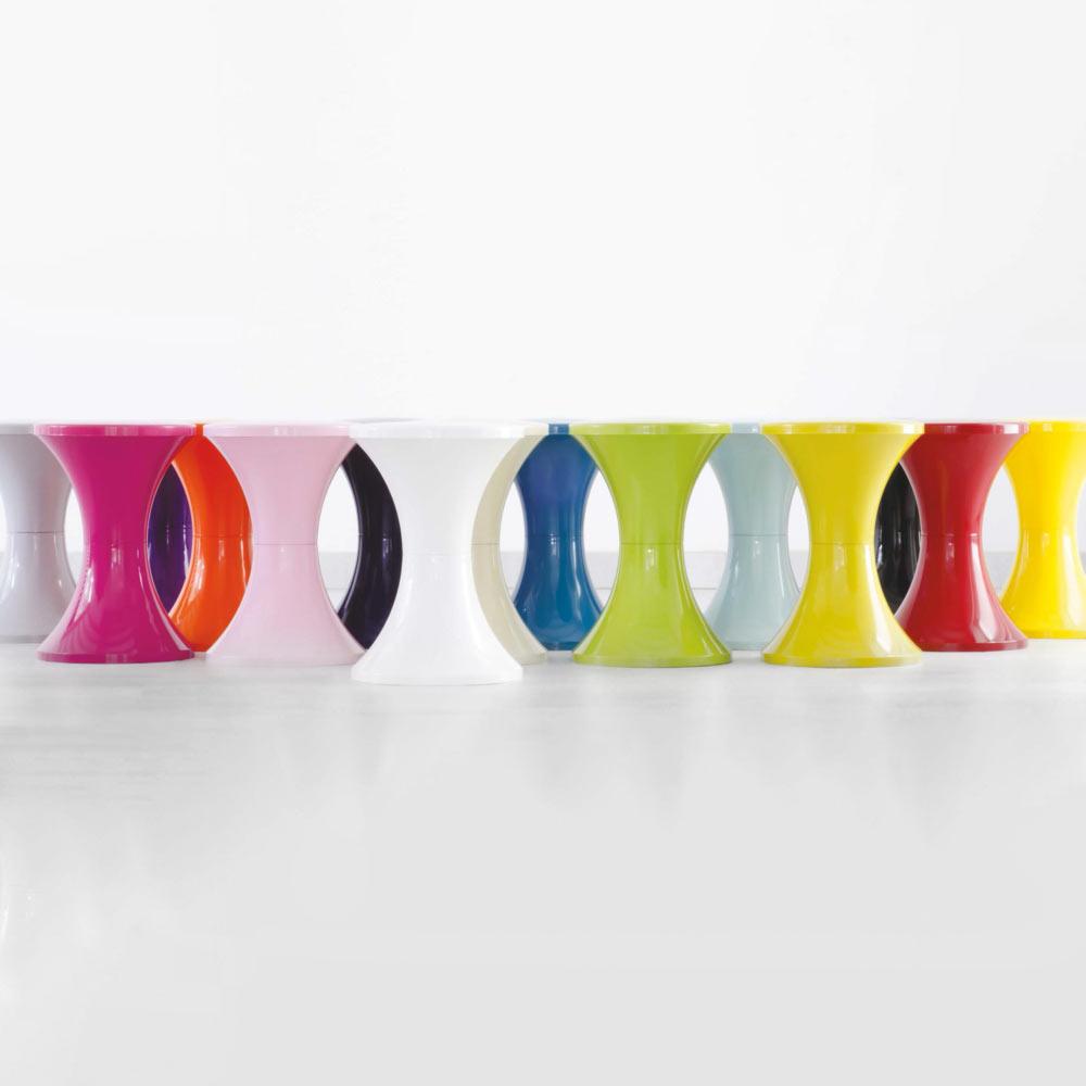 Tam Tam Tulip Stool Vintage Space Age by Henry Massonnet