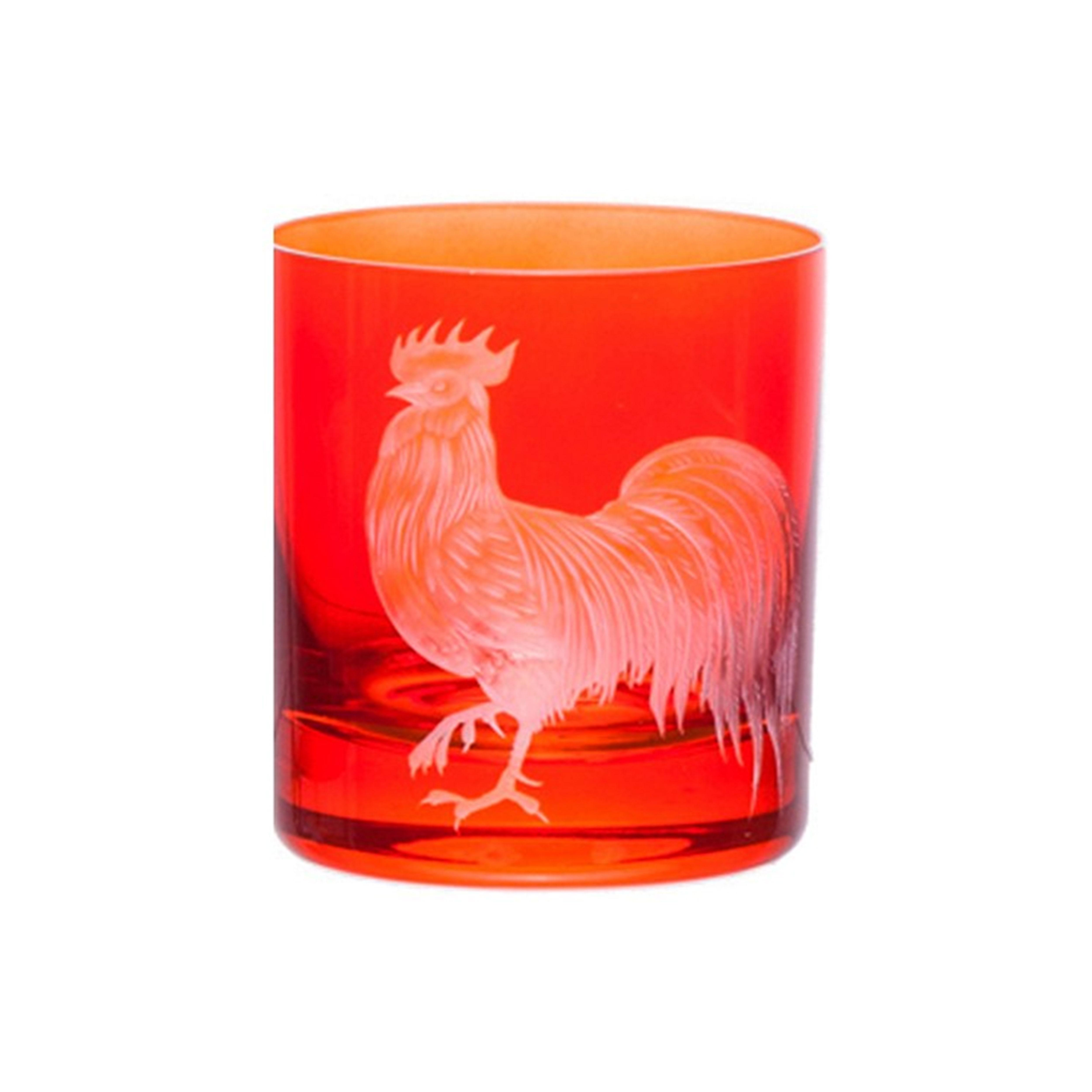 ARTEL Barnyard Collection Classic Farm Animal Double Old Fashioned Glasses in Assorted Colors - Set of 6GRL Diamond Pattern Cardigan