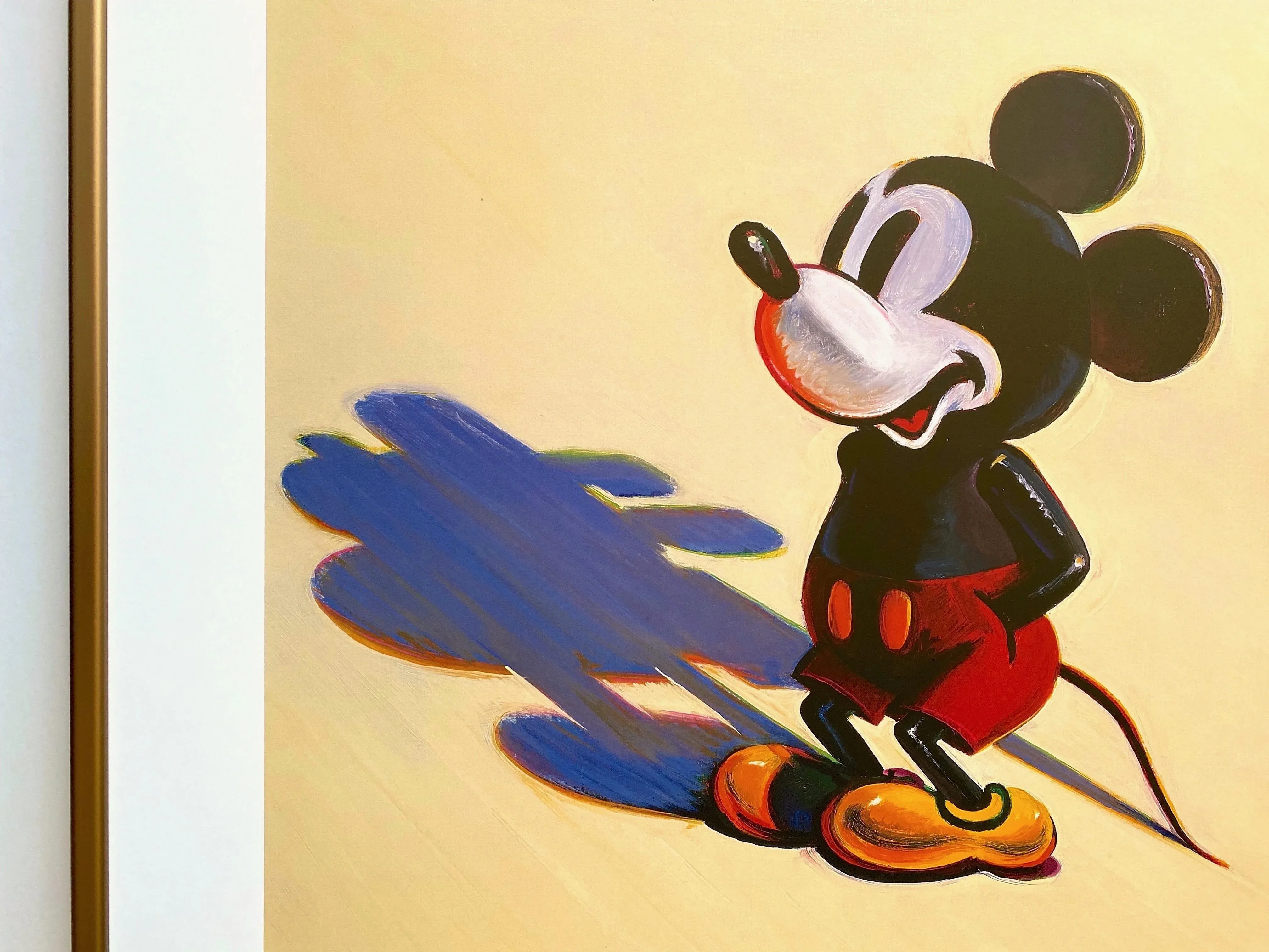 ①希少 ディズニー ミッキーマウス アートポスター Wayne Thiebaud wayne-thiebaud-vintage-