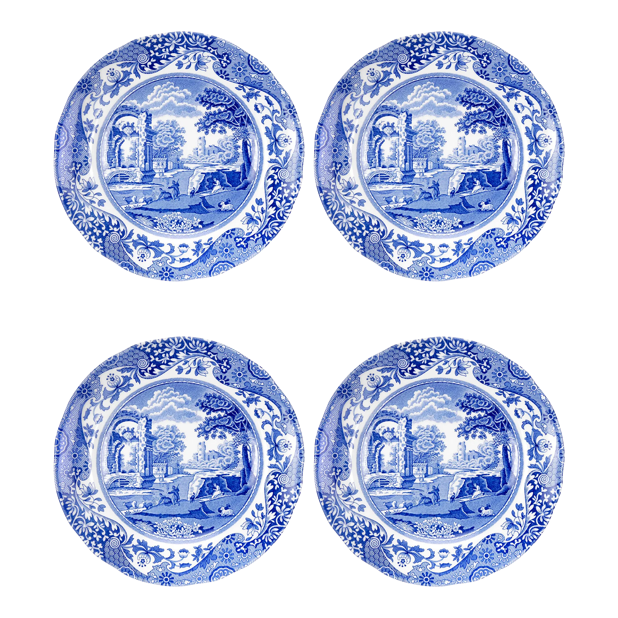 Spode Blue Italian Bread Butter Plate Set of Chairish