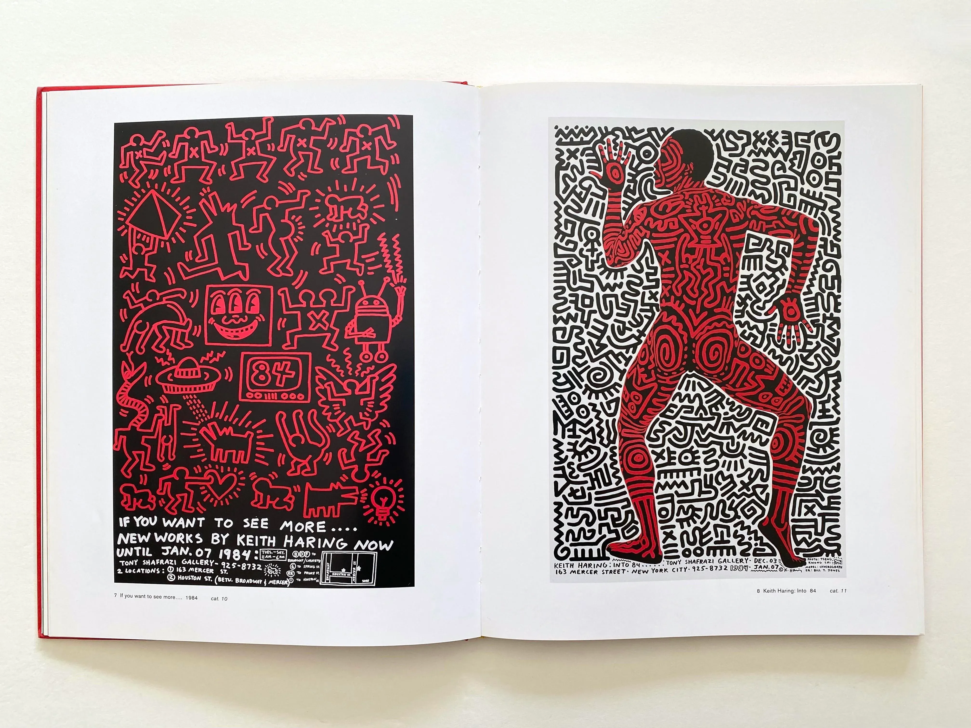 送料は無料ですKeith Haring、No.138、希少画集画、新品額装付、状態良好