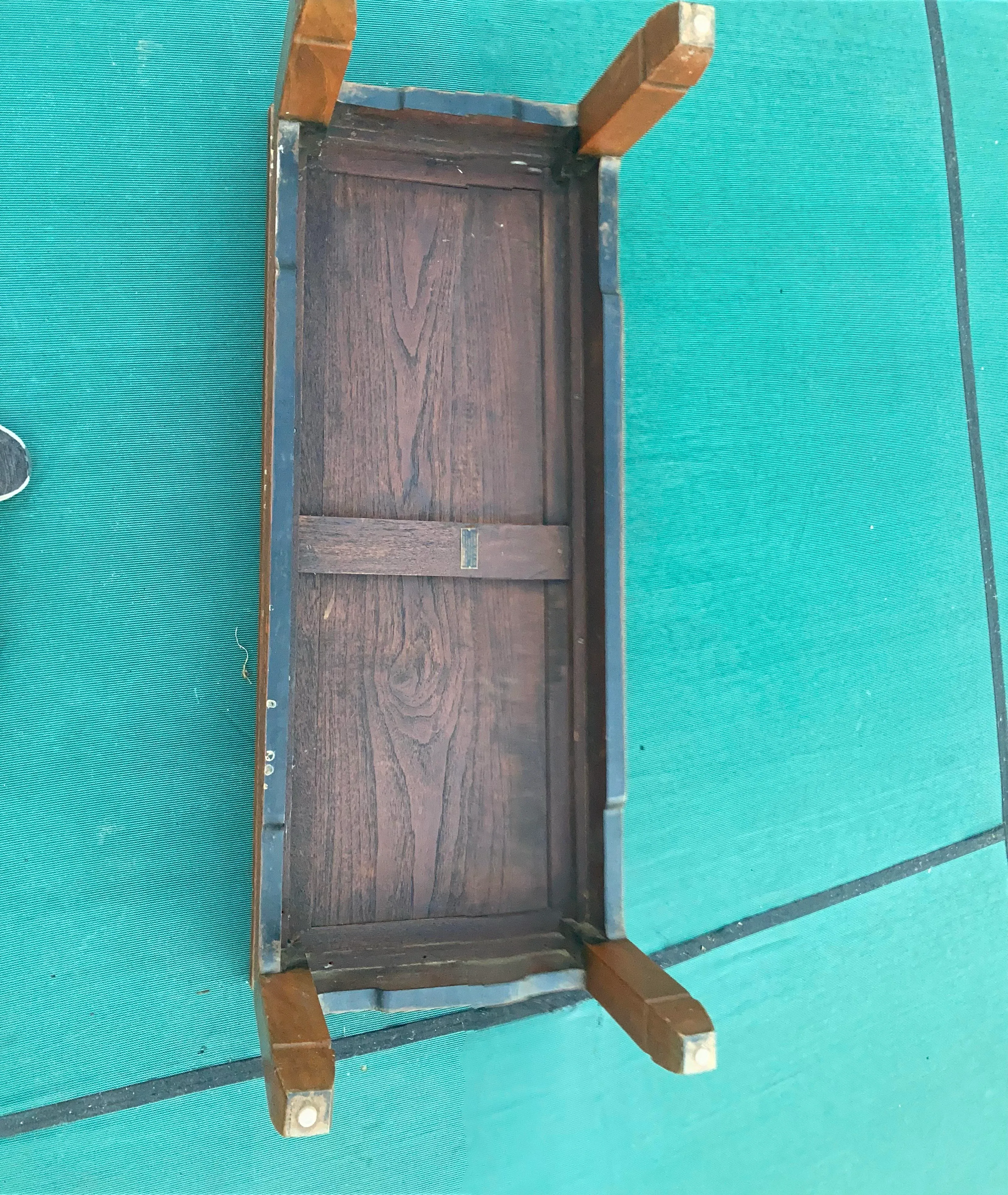 Late 20th Century Vintage George Zee Hand Carved Asian Low