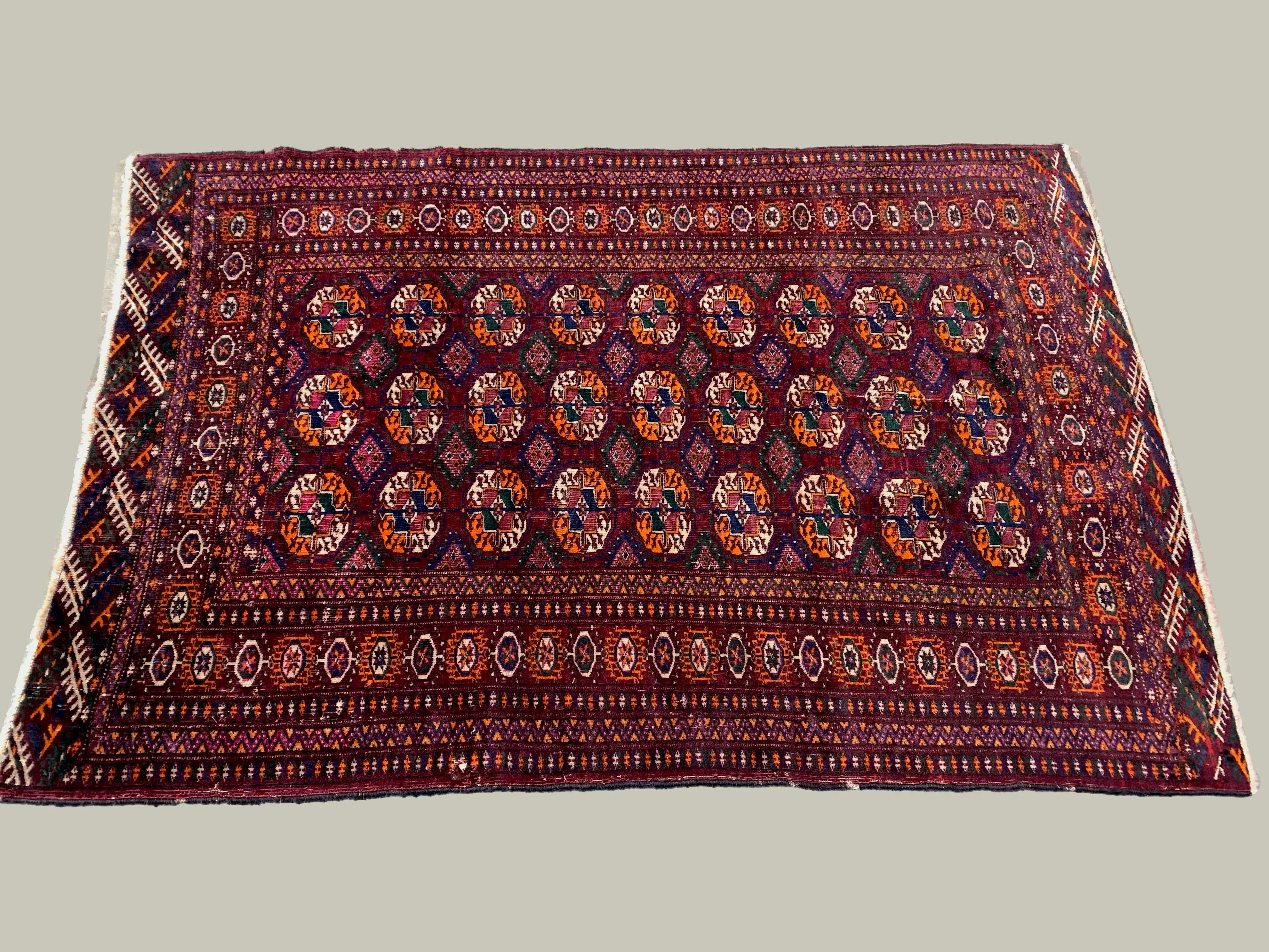 \"雪消え\"ViNTAGE TURKiSH RUG Amazon.com: JUNYOHOA Large Turkish Rug-Handmade Vintage