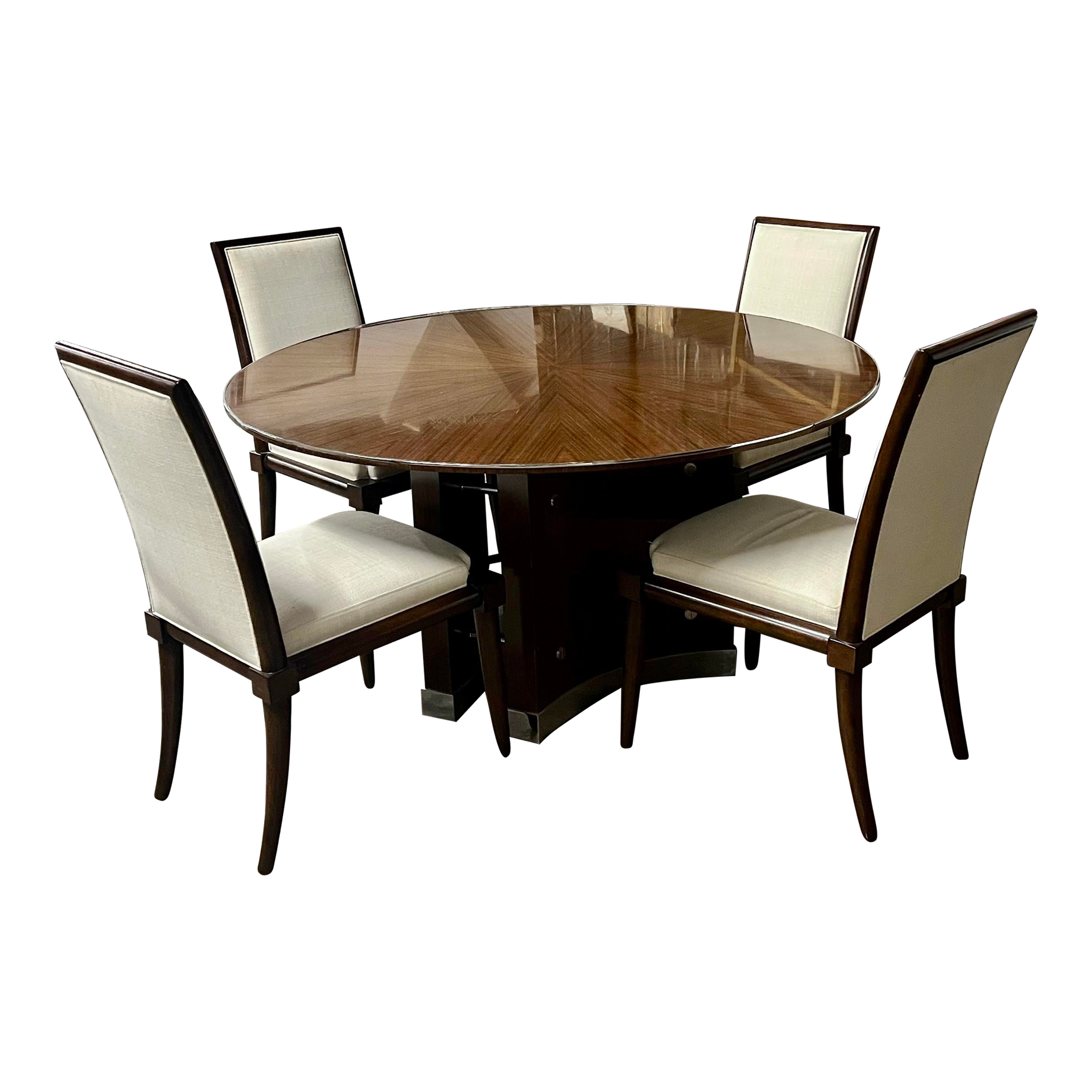 Theodore Alexander Thom Filicia Home Franklin Square Round Dining Set