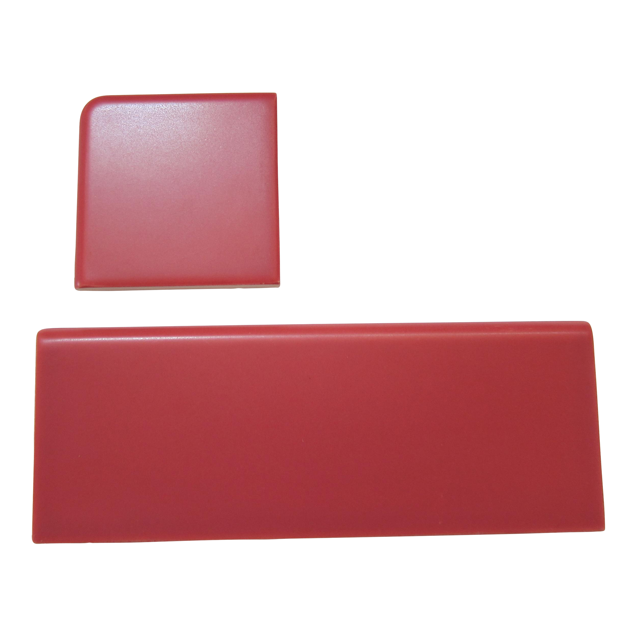 Vintage 1960s Mid-Century Modern Floor Bullnose Baseboard Trim, 10 Sq