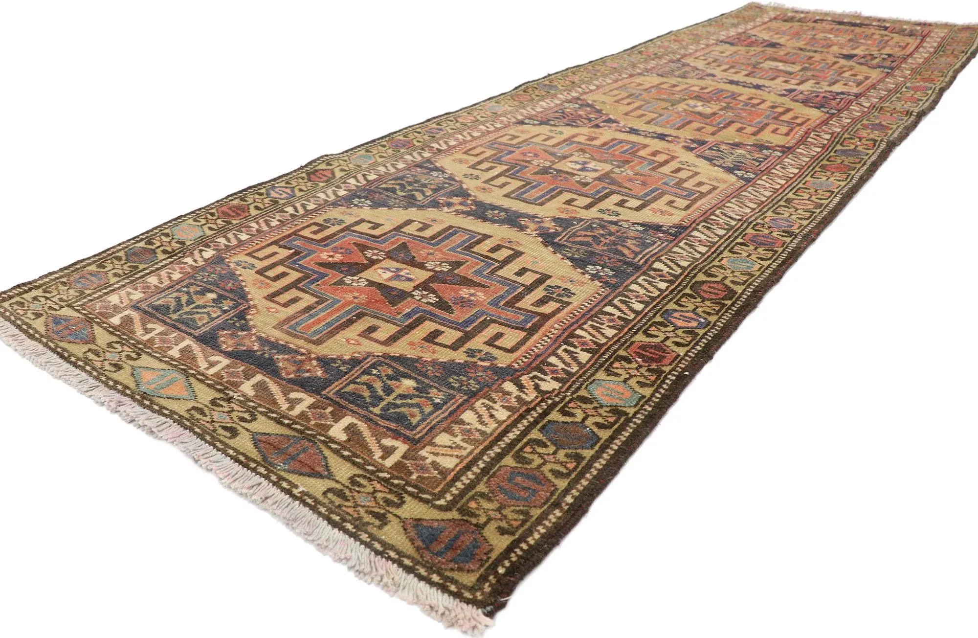 Antique Persian Malayer Rug Runner - 03\'01 X 09\'08