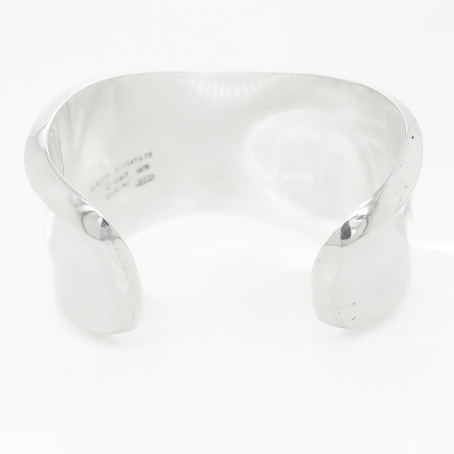 アクセサリー TIFFANY vintage bone cuff bangle 1978 TIFFANY & CO. 1978 Elsa Peretti Rare Vintage Right Bone Cuff