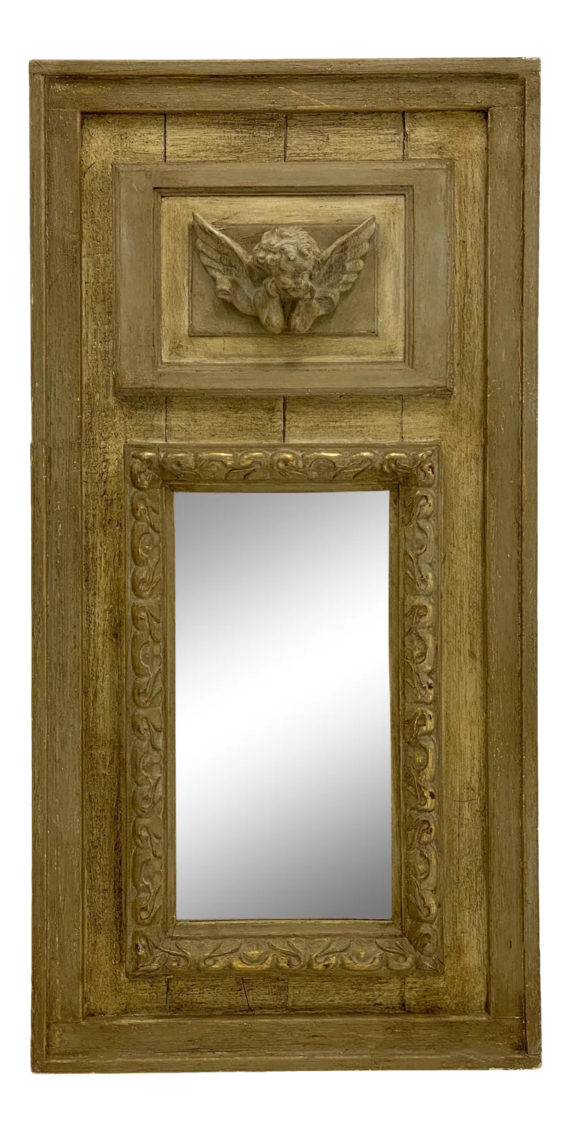 Vintage French Style Rustic Mirror From Upcylced Materials Chairish
