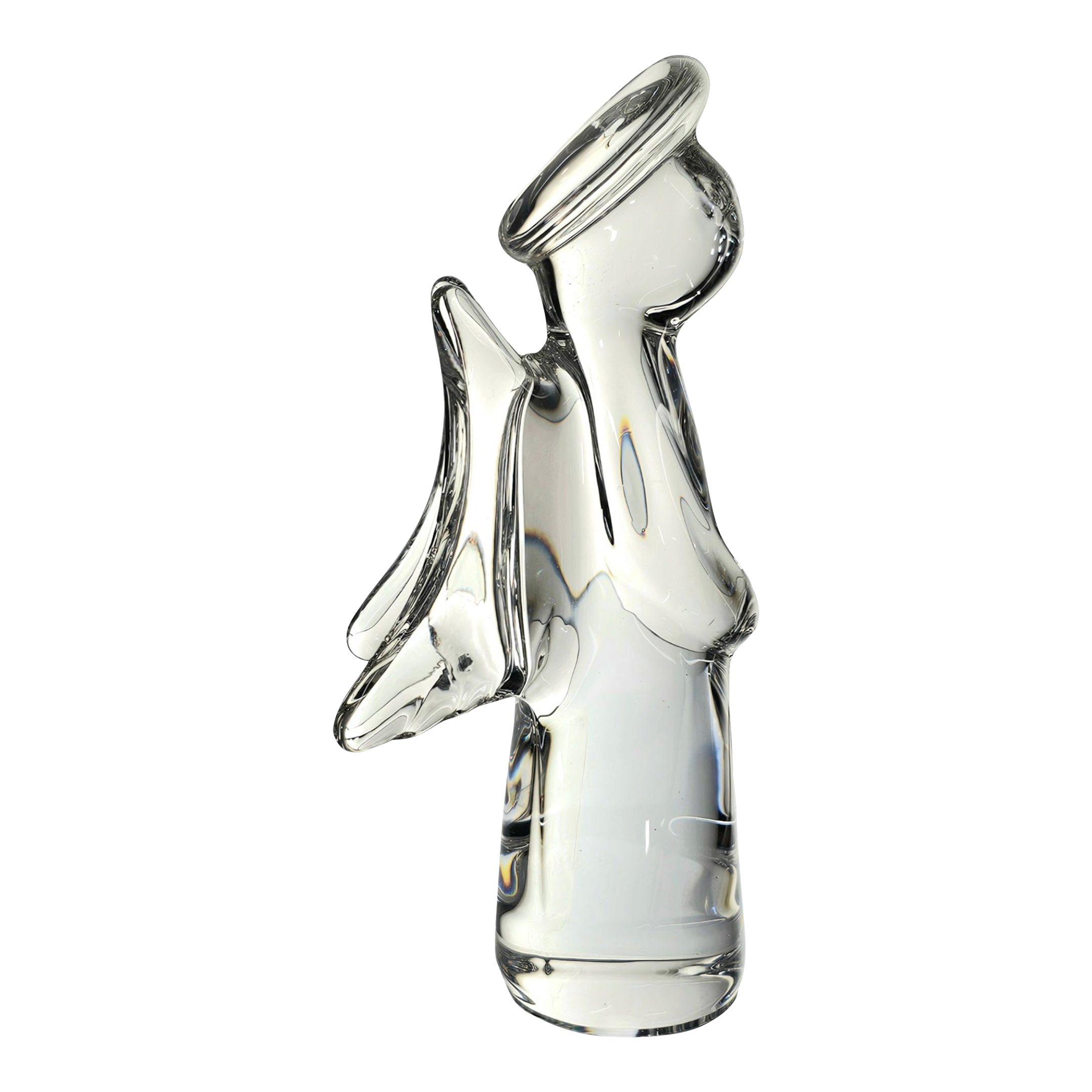 Dansk Crystal Angel Nativity Figurine | Chairish