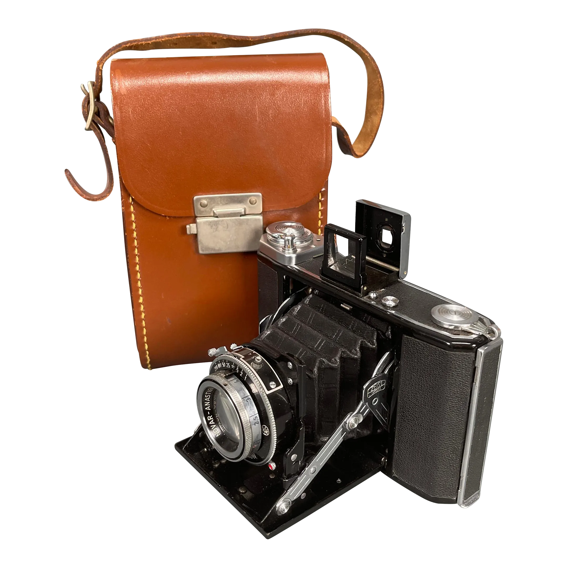 Vintage Zeiss Ikon Ikonta 521/16 Folding Camera Novar 7.5cm Lens