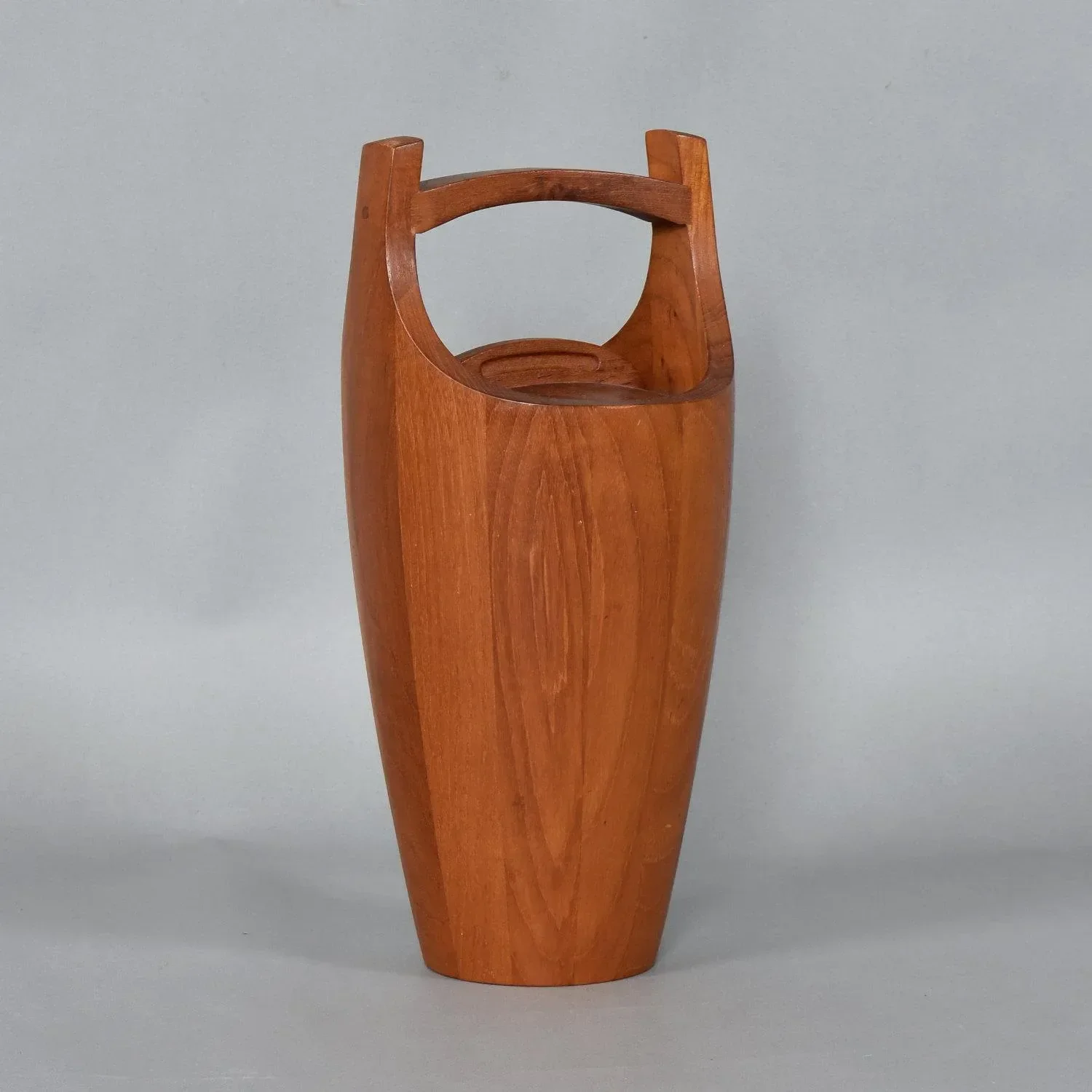 Jens Quistgaard for Dansk Solid Teak Danish Congo Ice Bucket Model 810