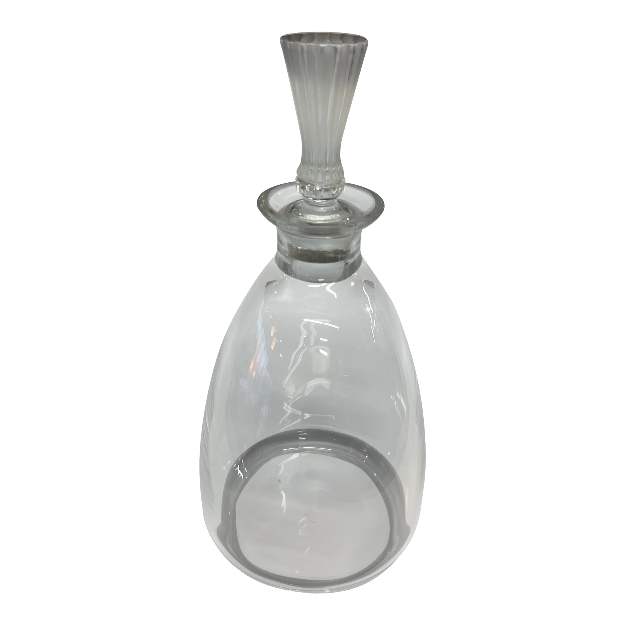 Vintage Lalique Barsac France Crystal Decanter Chairish