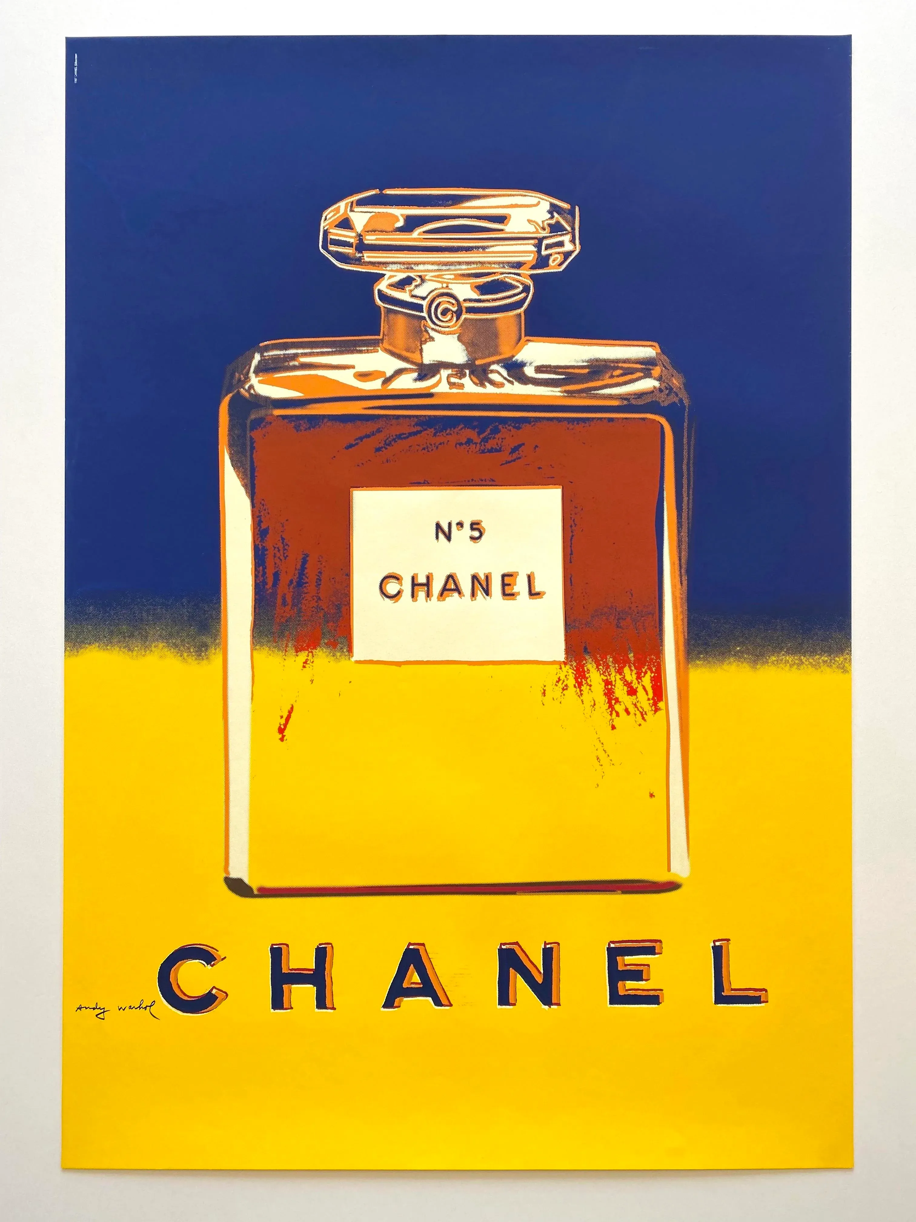 Andy Warhol Vintage 1997 Fine Art Silkscreen Print Large Pop