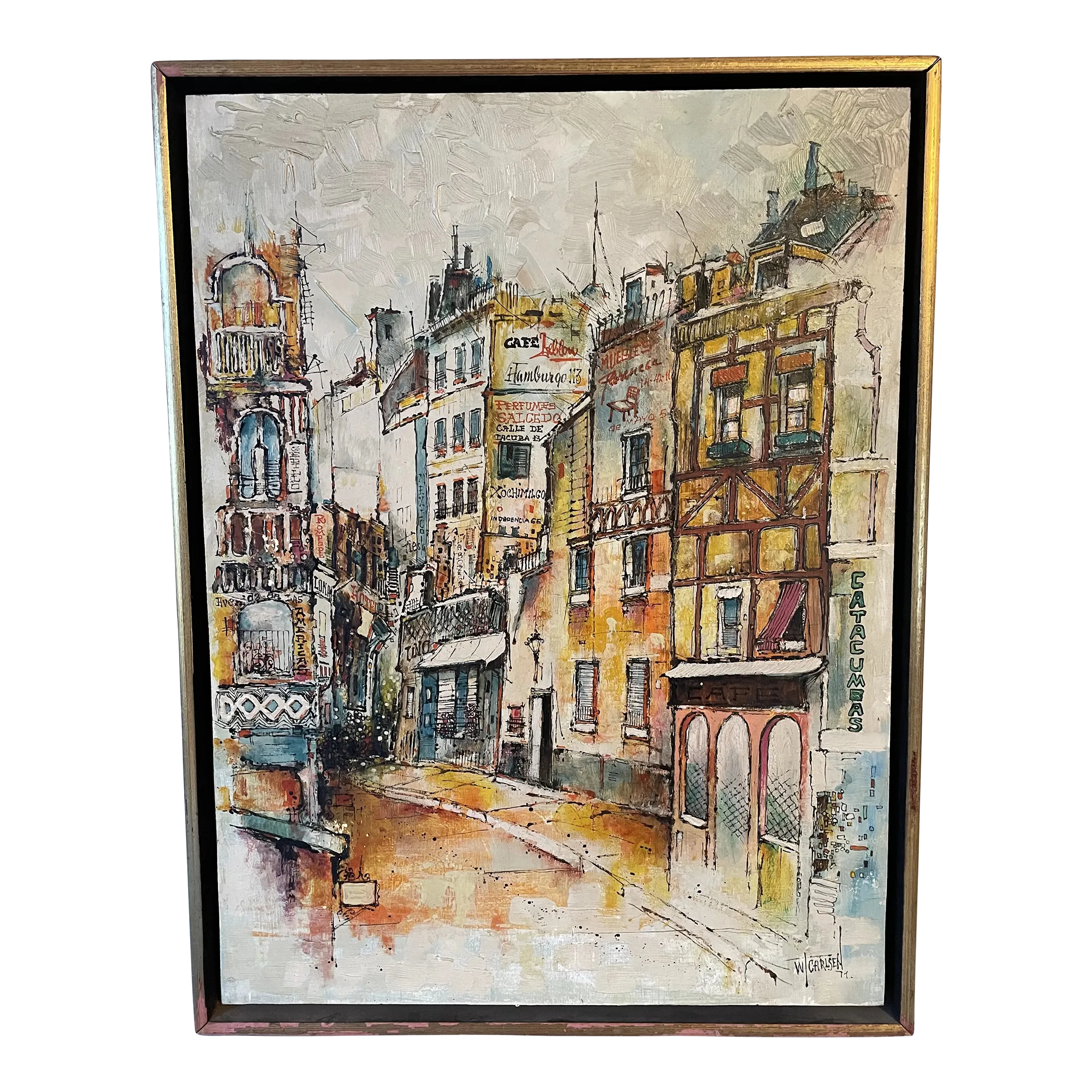 Vintage Oil Painting - Mid-Century Landscape - Original