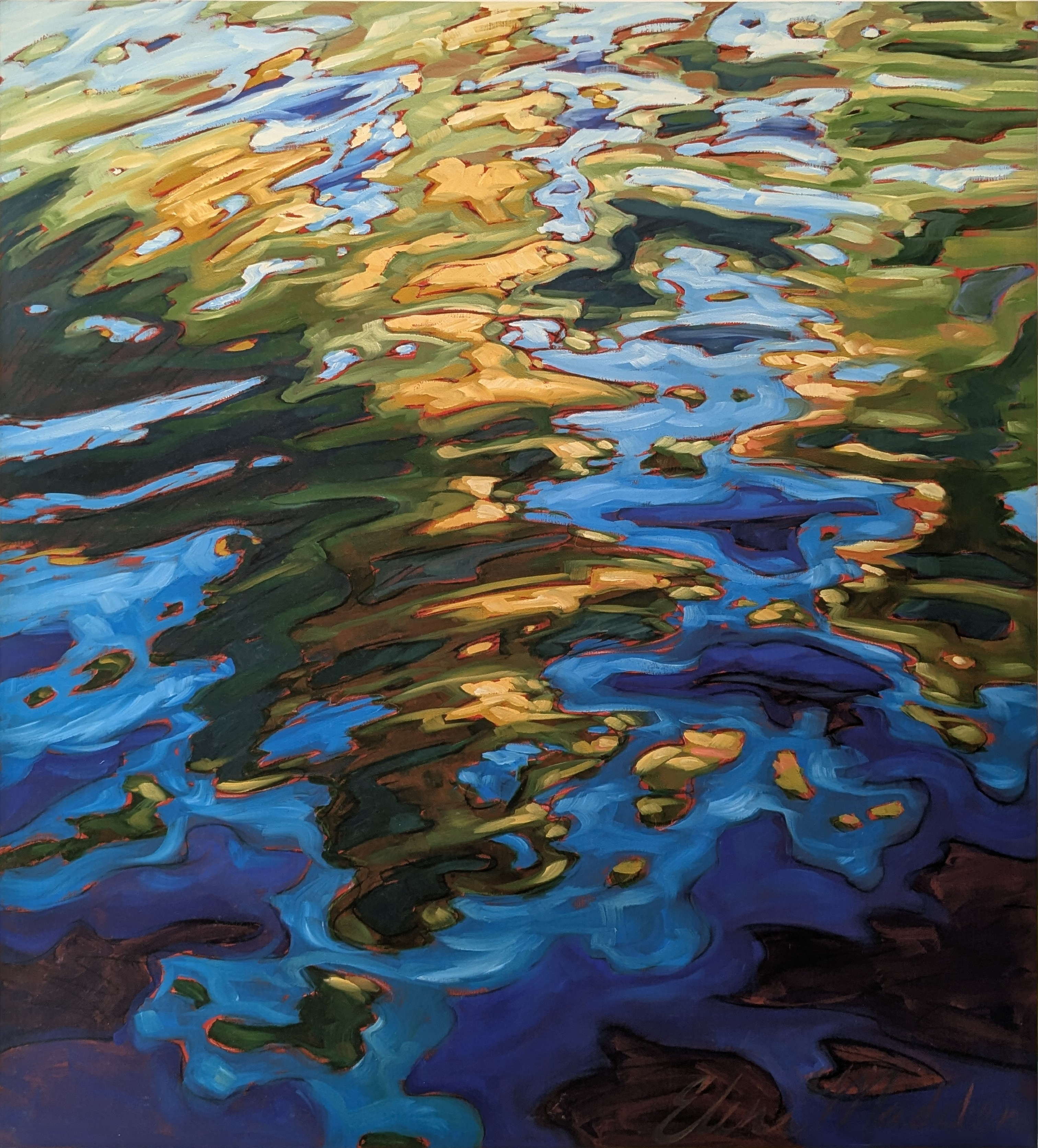 Elena Madden, Topography, Abstract Art, Water, Limited Edition