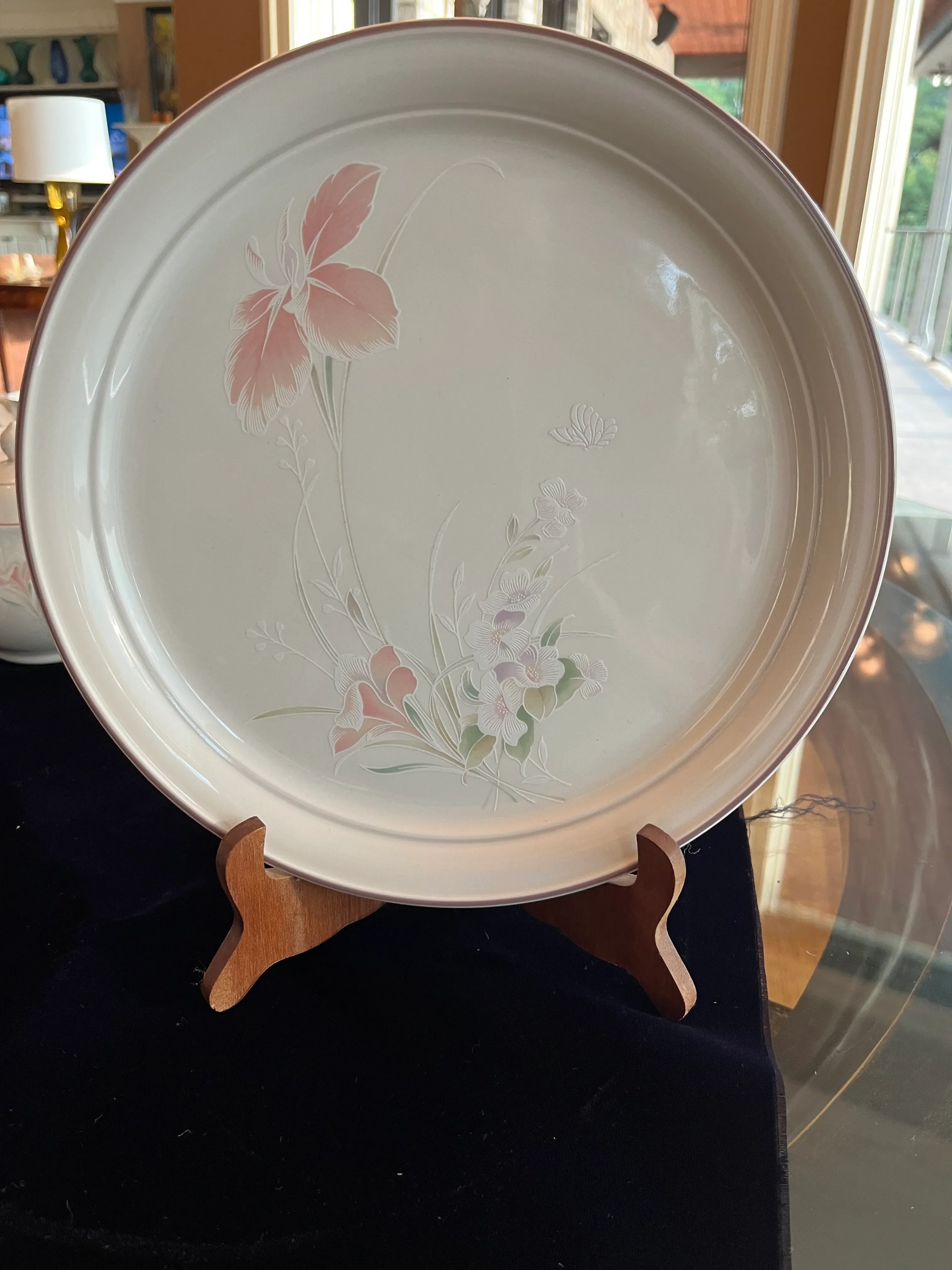 1990s Noritake Spring Orchid Fine China Dinnerware Set- 57 Pieces