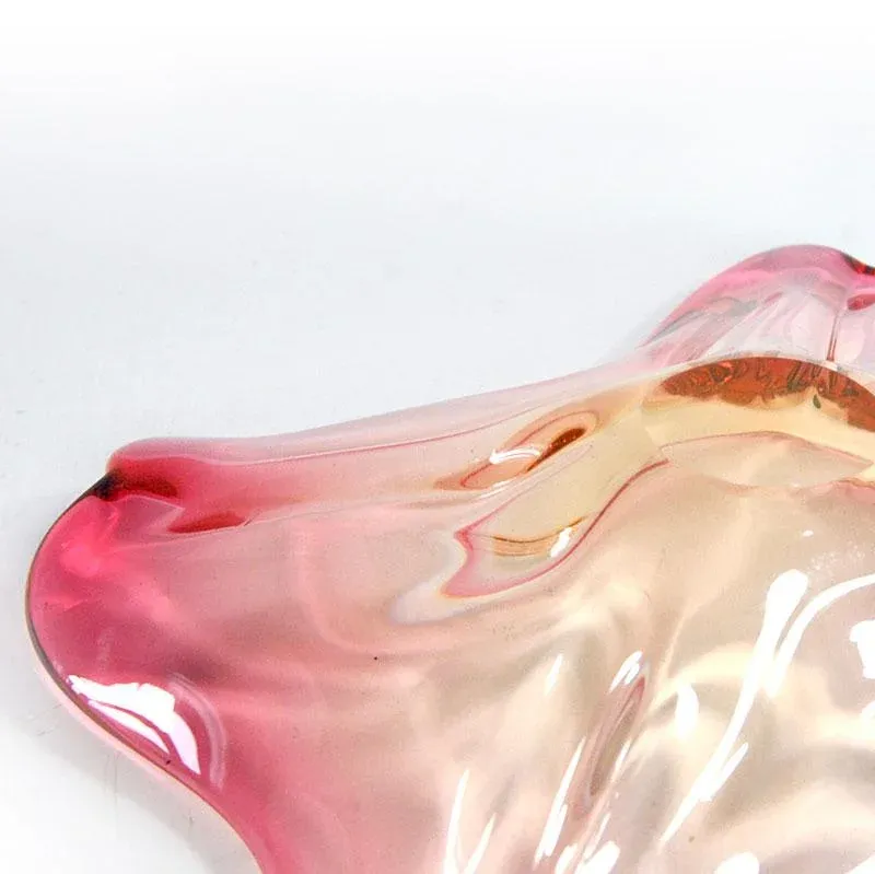 Italian Multicolor Murano Glass Bowl Dish, 1960s