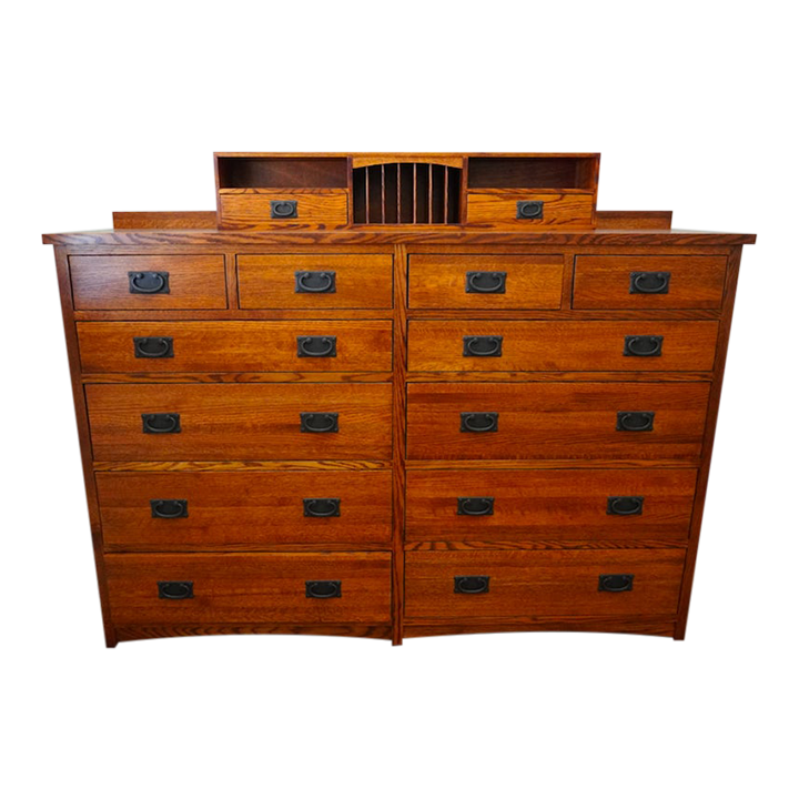 Mission Style Chest of Drawers With Organizer Chairish