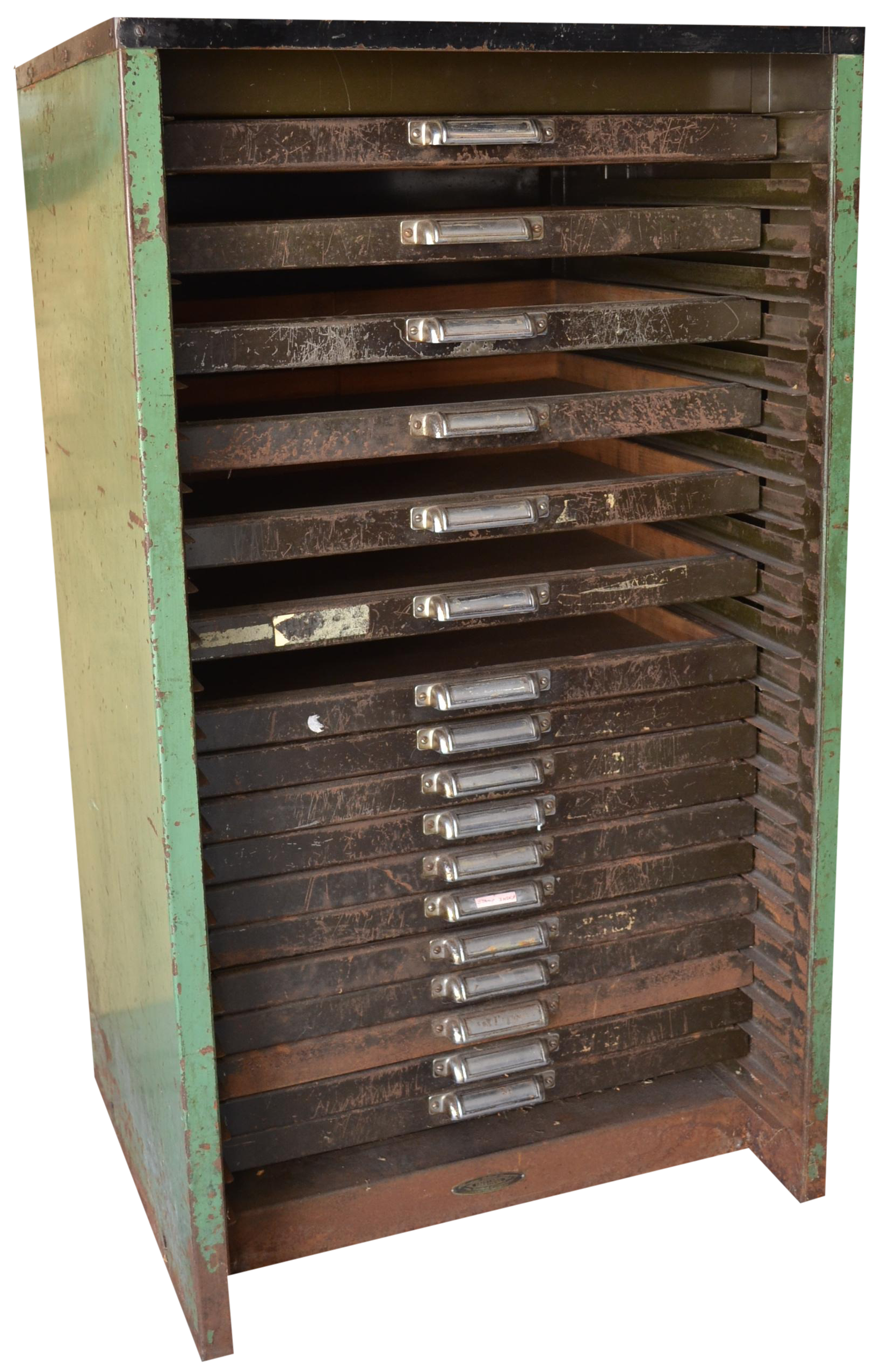 Antique Thompson Letterpress Printing Cabinet Chairish